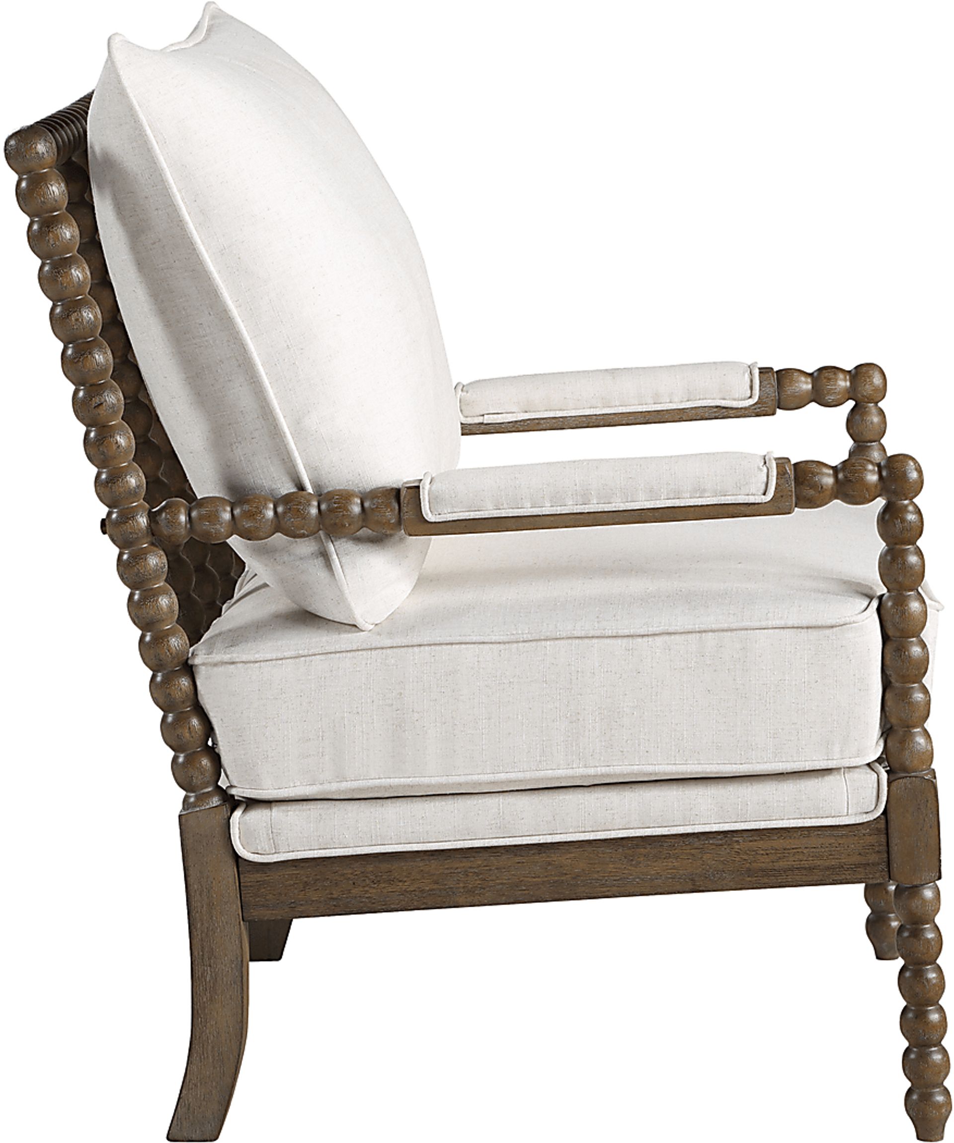 Ayleen Cream Accent Chair - Image 5