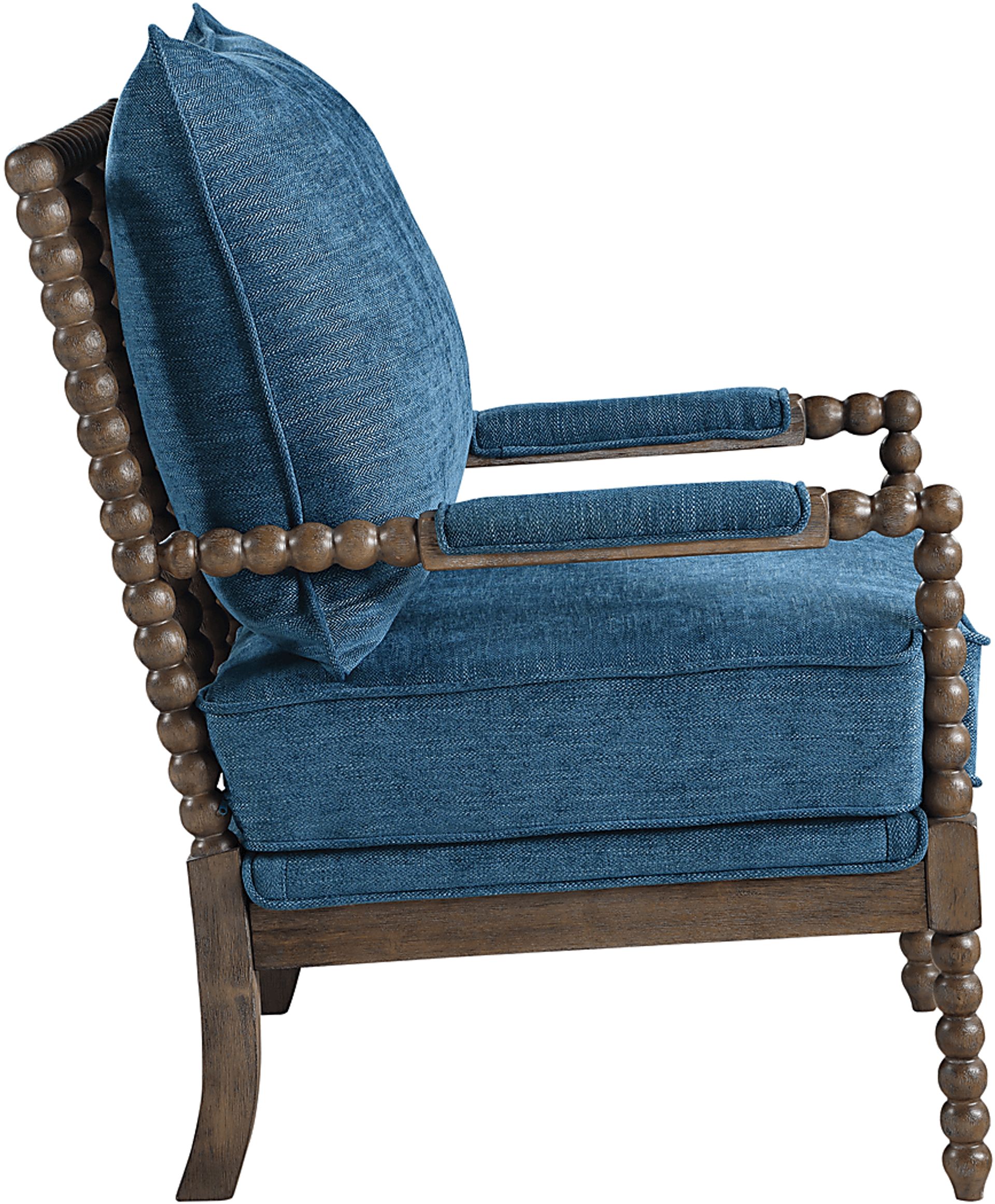 Ayleen Navy Accent Chair - Image 5