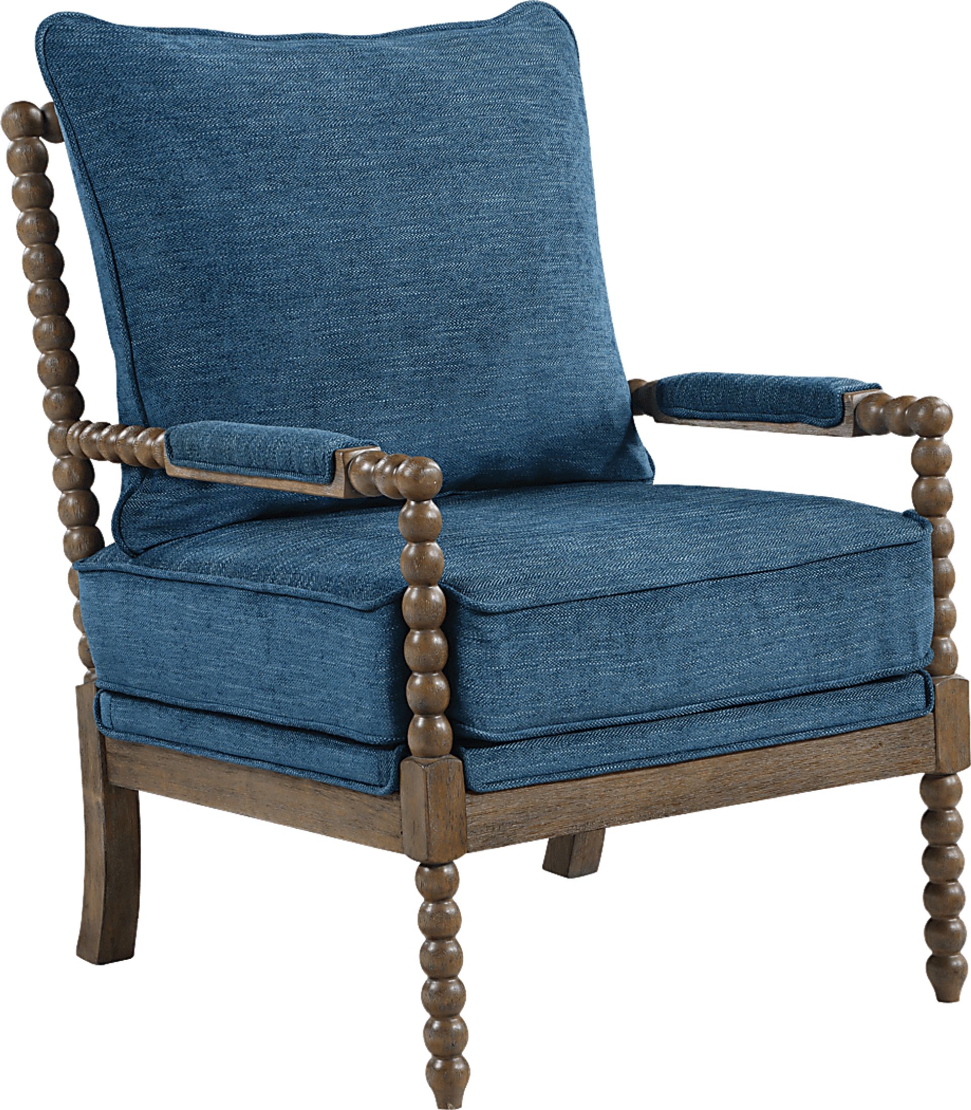 Ayleen Navy Accent Chair - Image 1