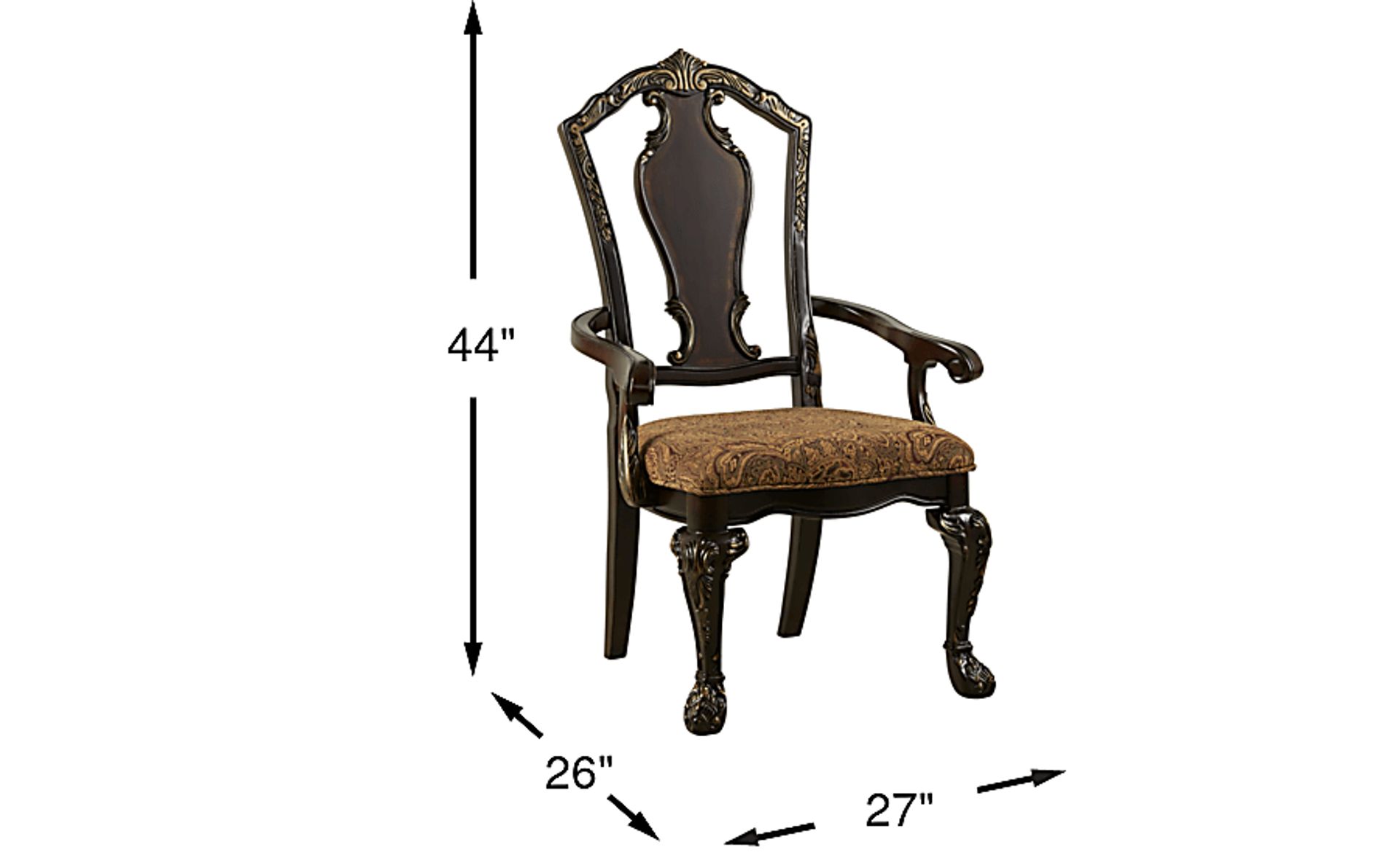 Dimension Image. Please refer to the Dimension Tab on this page for dimension details.