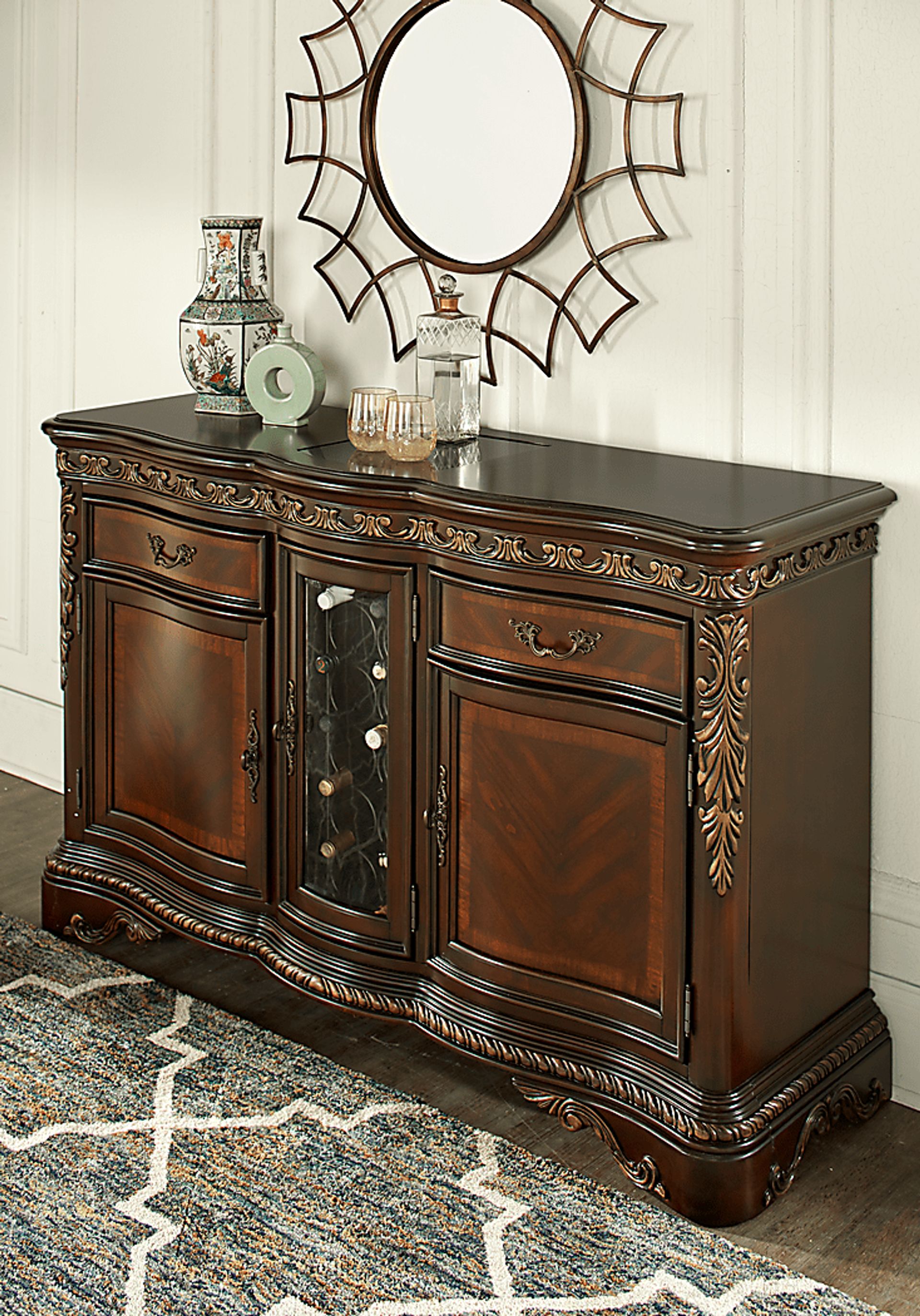 Aylesbury Brown Cherry Server - Image 4