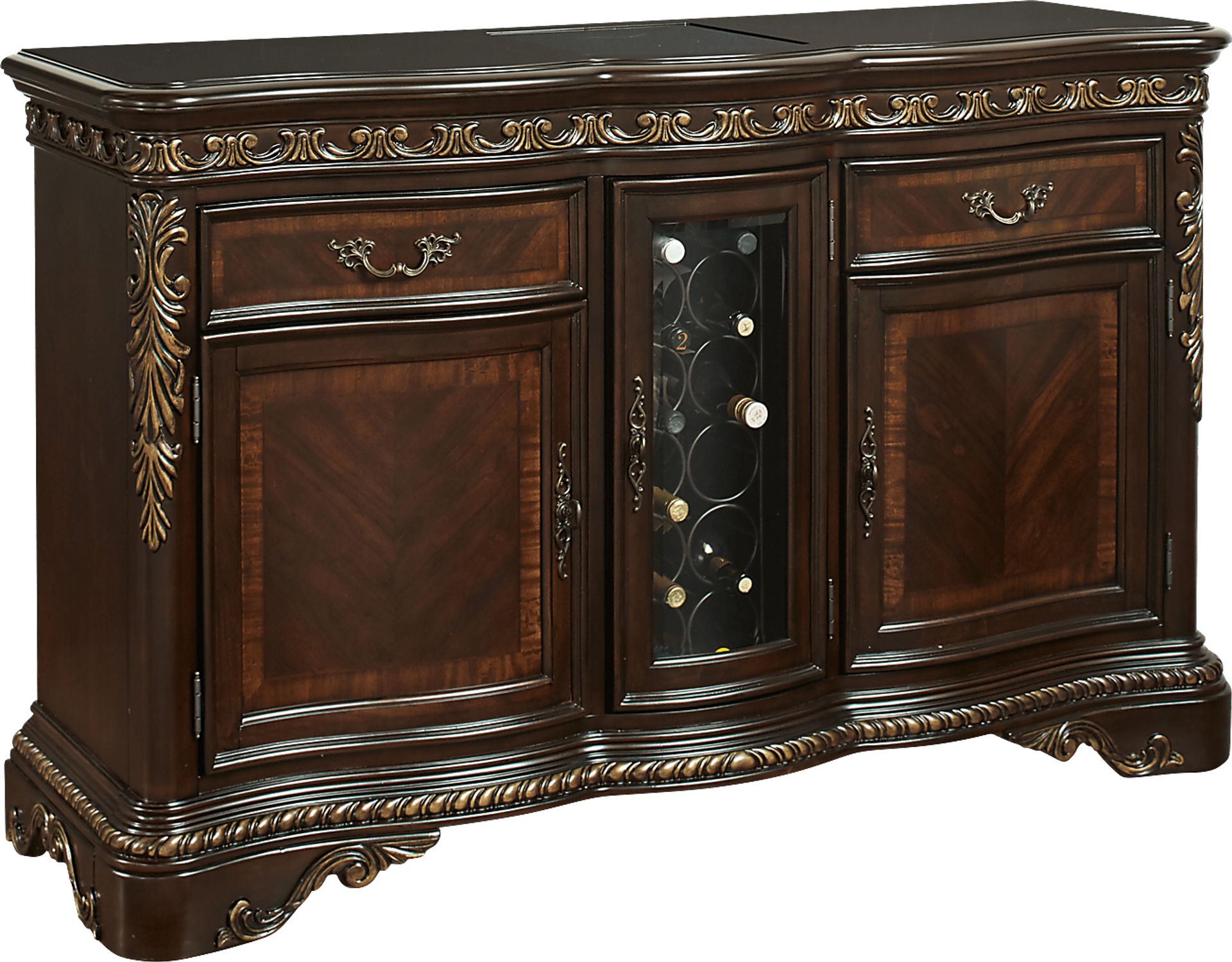 Aylesbury Brown Cherry Server - Image 1