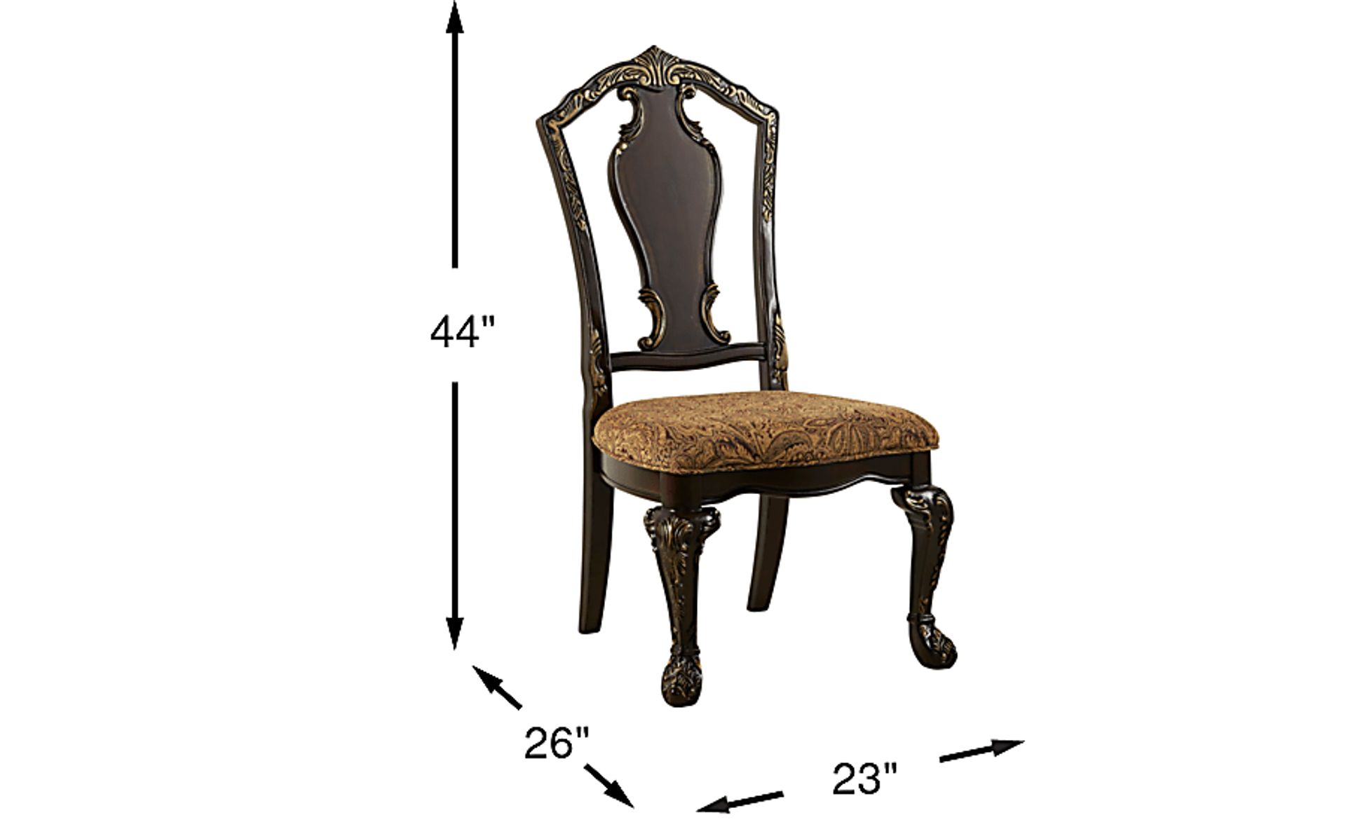 Dimension Image. Please refer to the Dimension Tab on this page for dimension details.