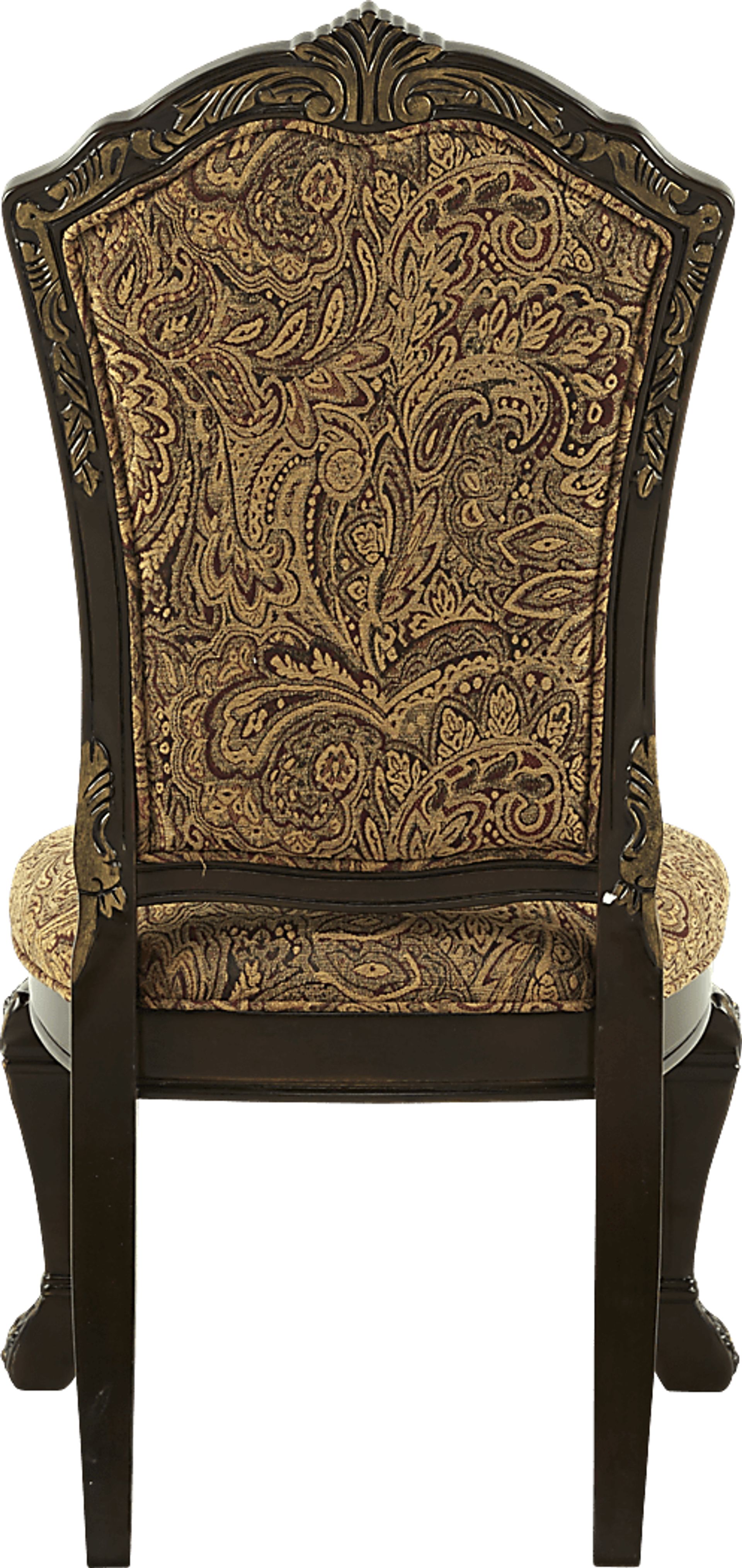Aylesbury Brown Cherry Upholstered Side Chair - Image 2