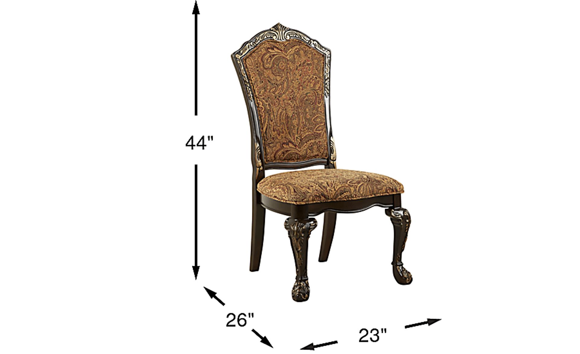 Dimension Image. Please refer to the Dimension Tab on this page for dimension details.