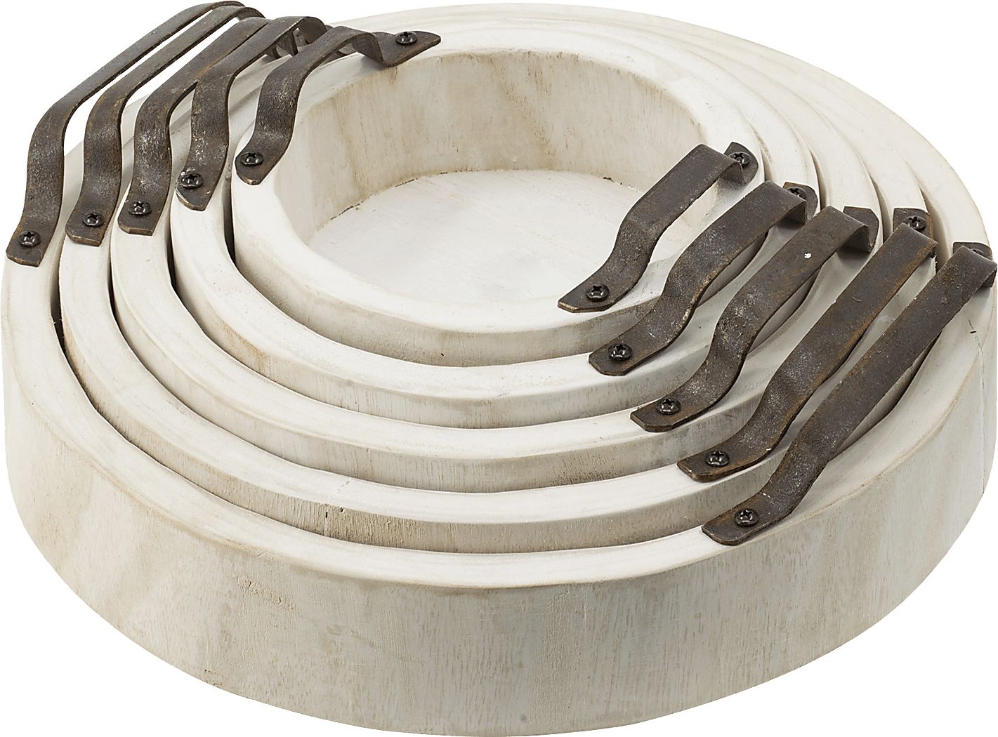 Aylesford Cream Nesting Tray, Set of 5