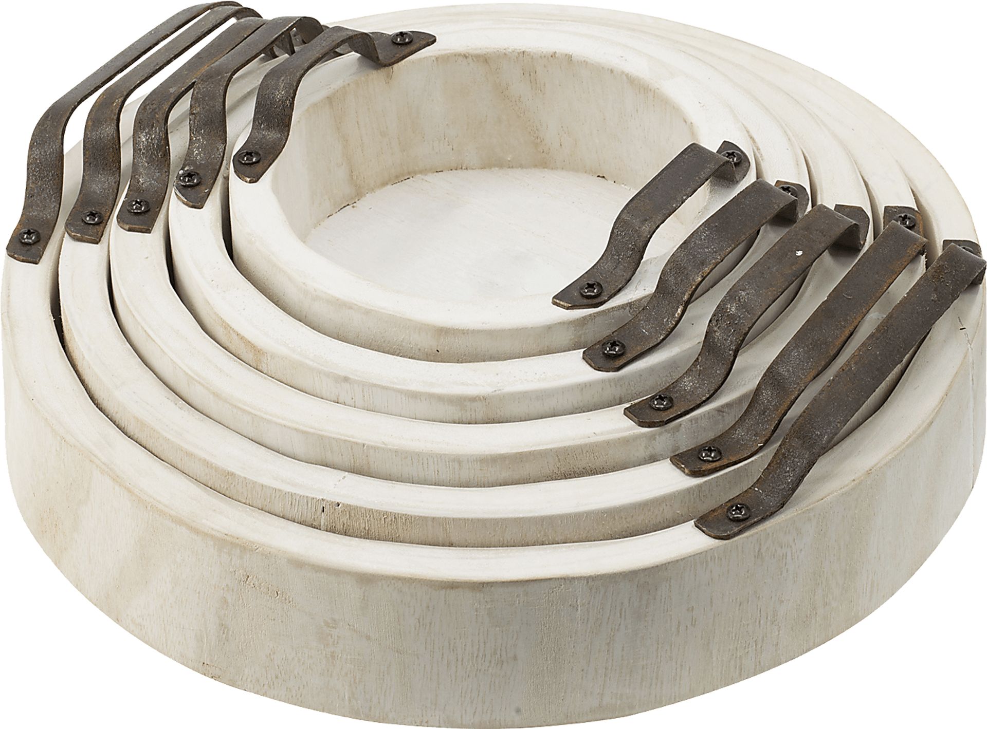 Aylesford Cream Nesting Tray, Set of 5 - Image 1