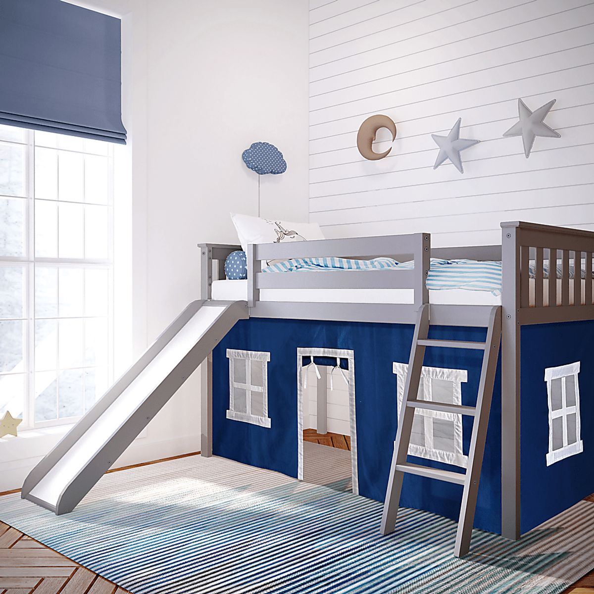 Ayleth Gray Loft Bed Rooms to Go