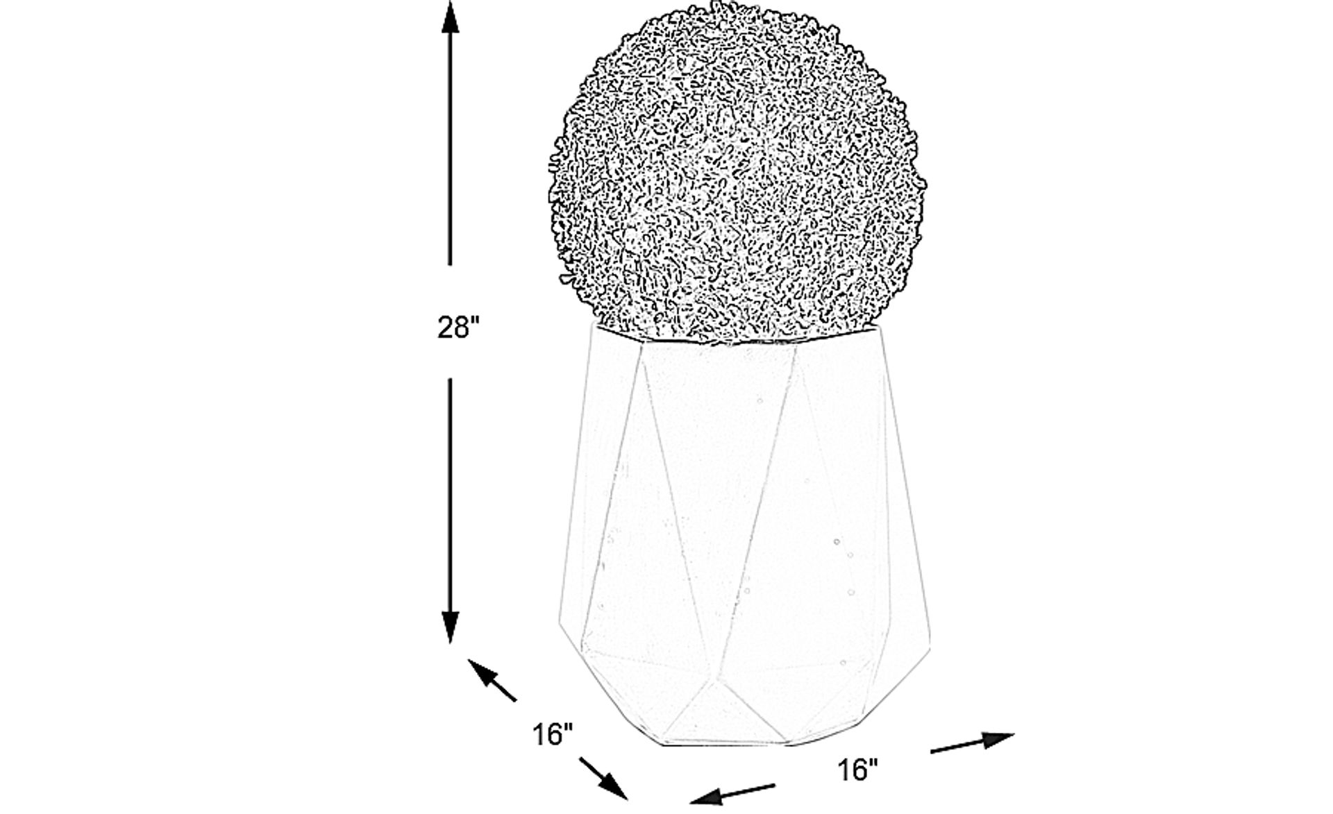 Dimension Image. Please refer to the Dimension Tab on this page for dimension details.