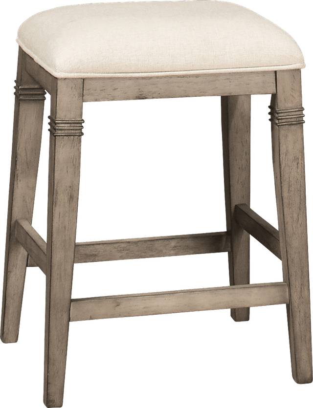 Aylwin Linen Counter Height Stool - Thumbnail - Image 1
