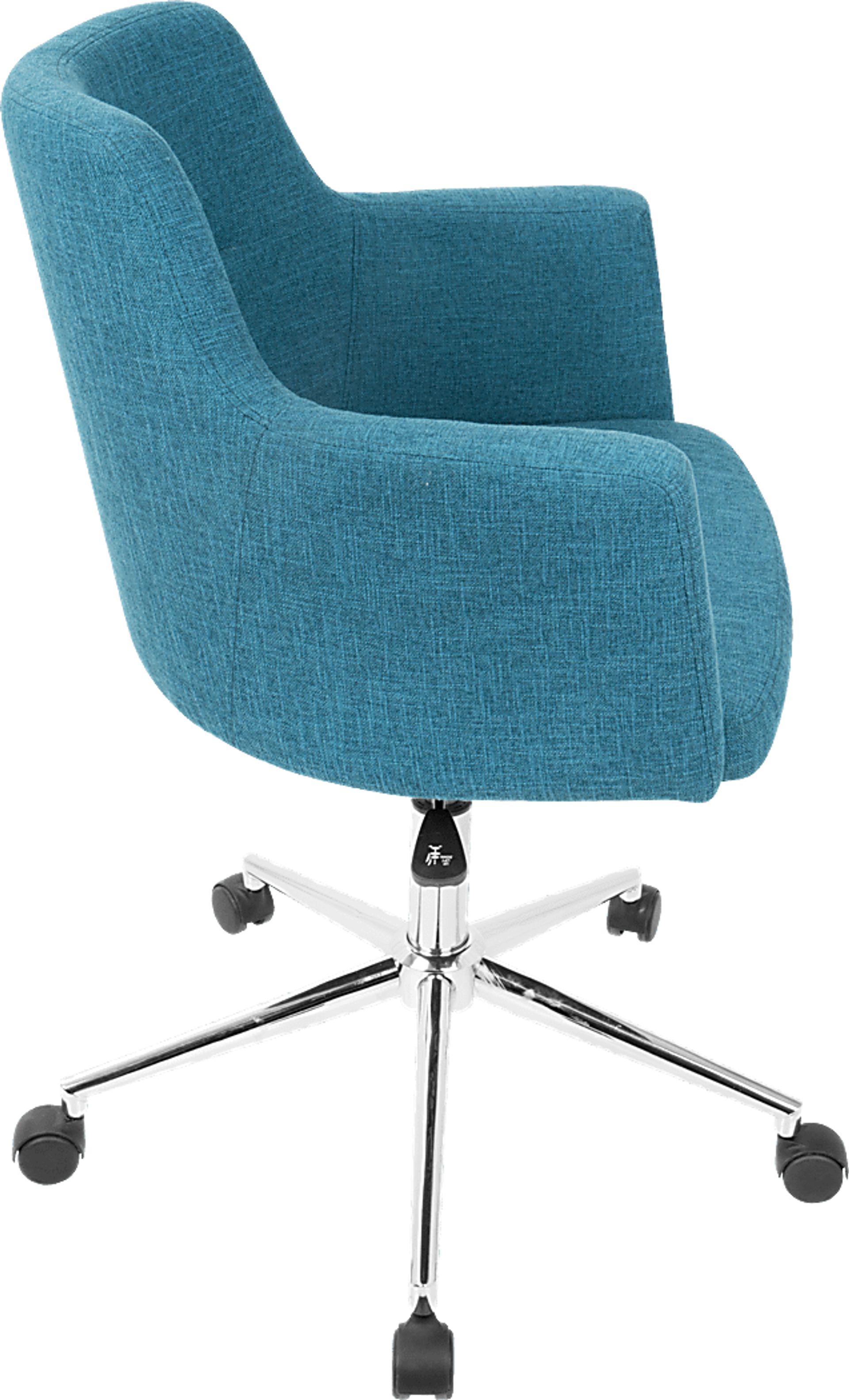 Aymard Blue Office Chair - Image 2