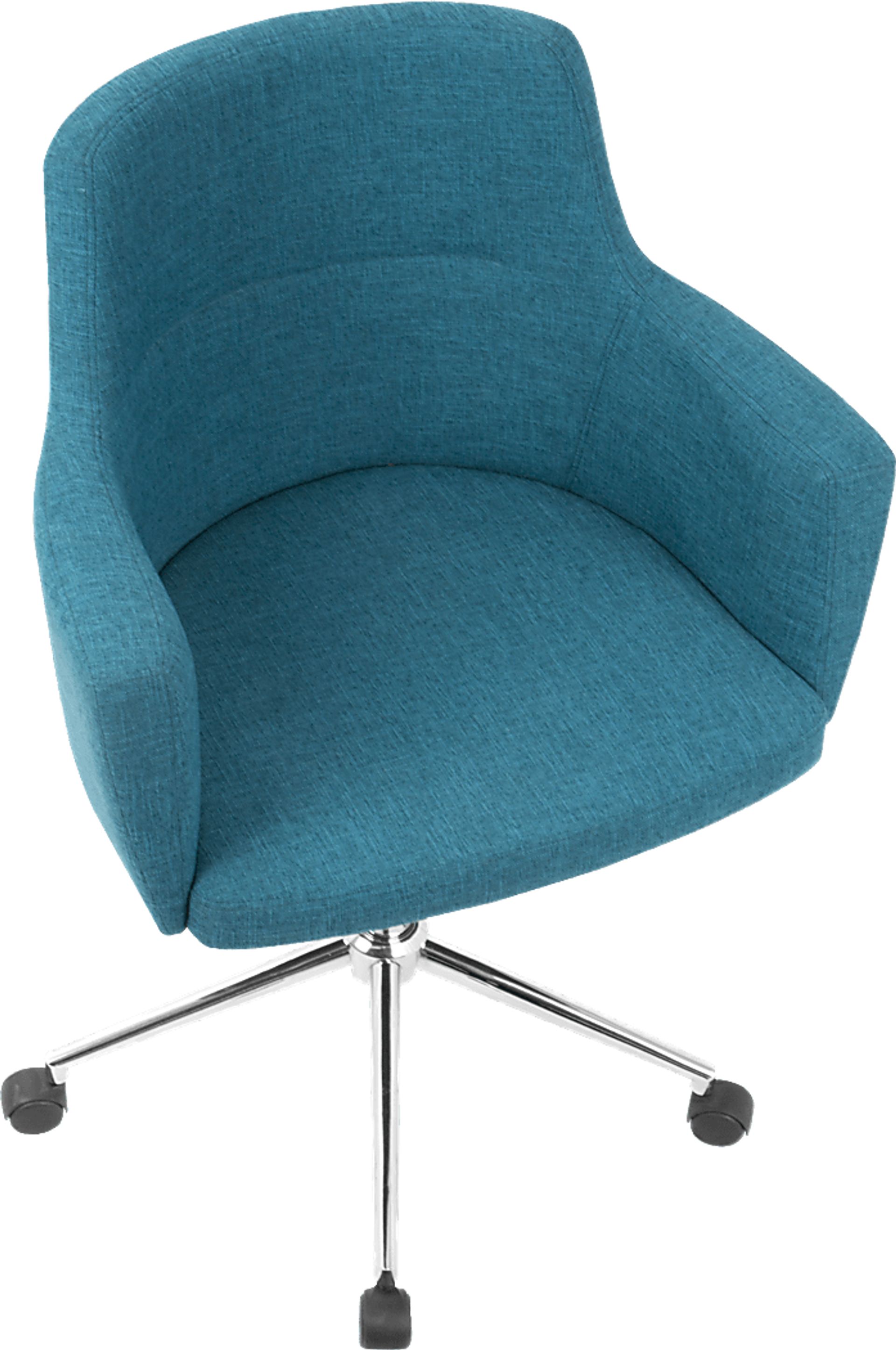 Aymard Blue Office Chair - Image 6