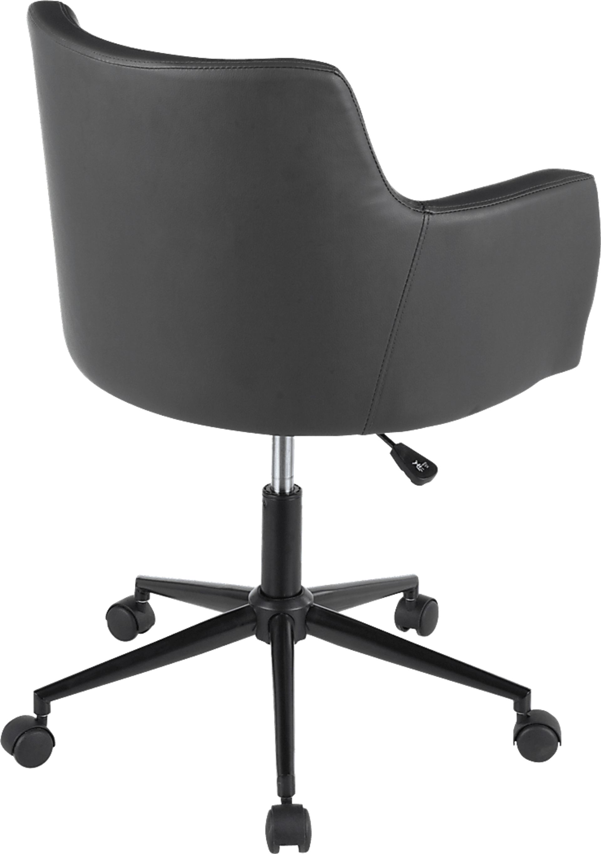 Aymard Charcoal Office Chair - Image 3
