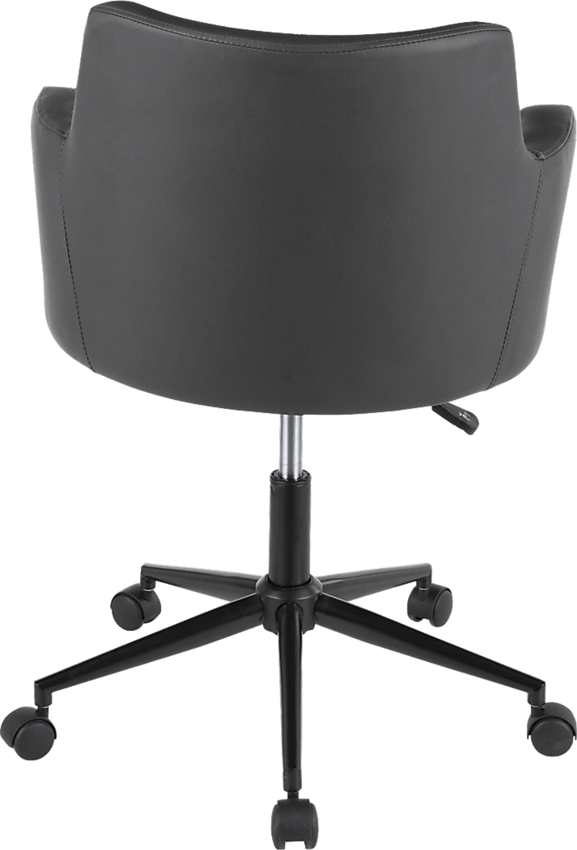Aymard Charcoal Office Chair - Image 4