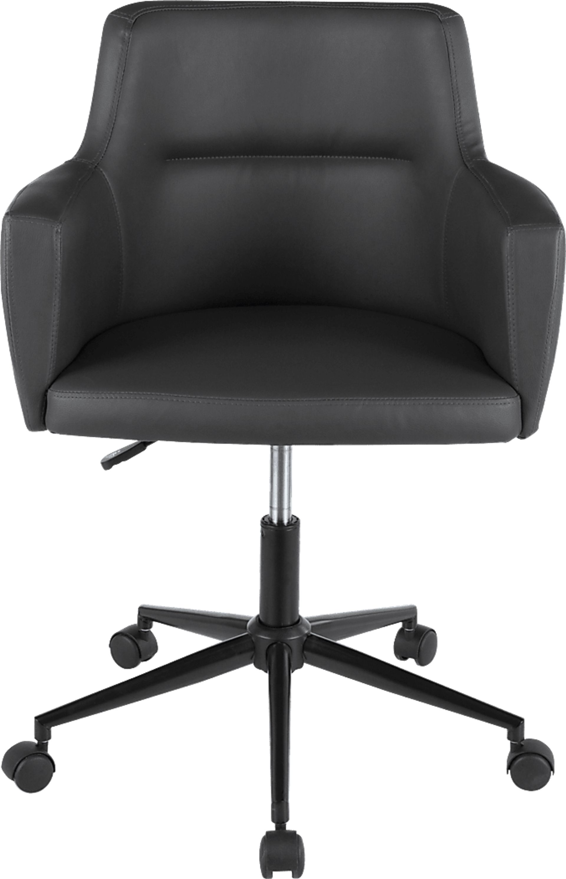 Aymard Charcoal Office Chair - Image 5