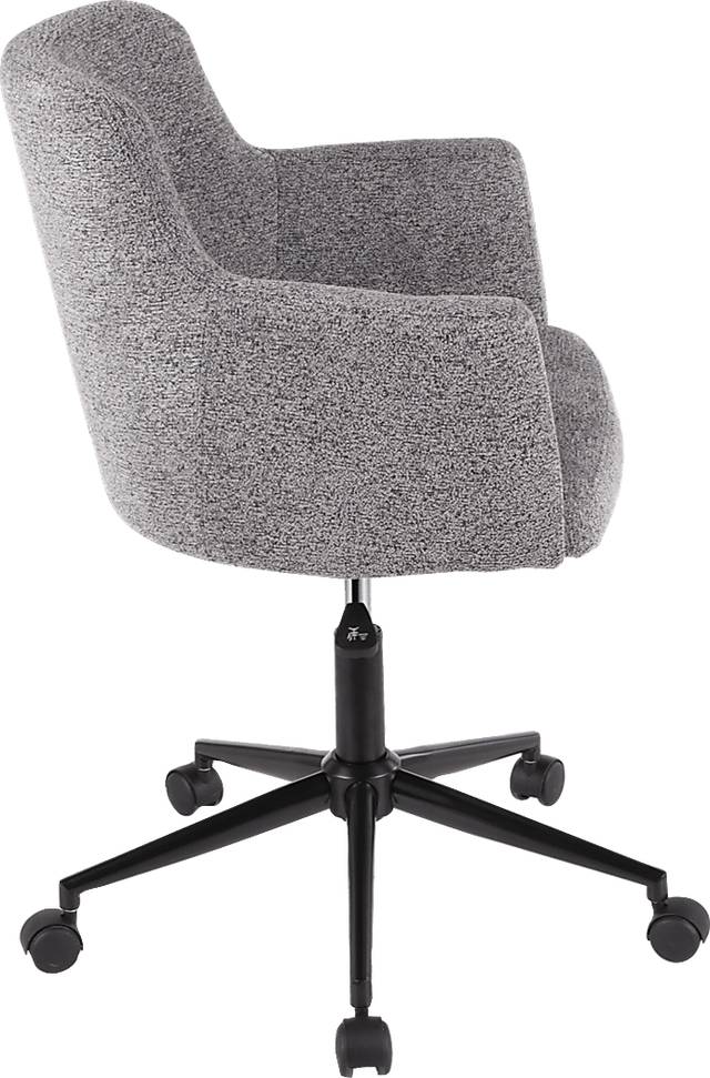 Aymard Gray Office Chair - Thumbnail - Image 2