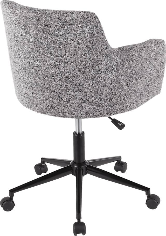Aymard Gray Office Chair - Thumbnail - Image 3