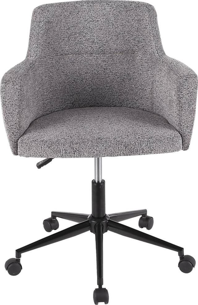 Aymard Gray Office Chair - Thumbnail - Image 5