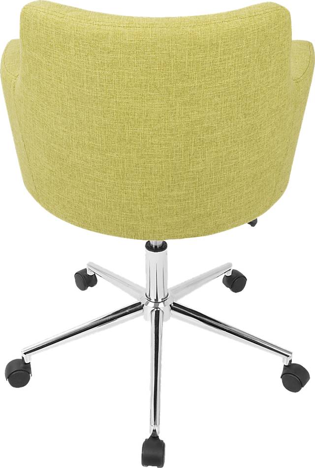 Aymard Green Office Chair - Thumbnail - Image 4