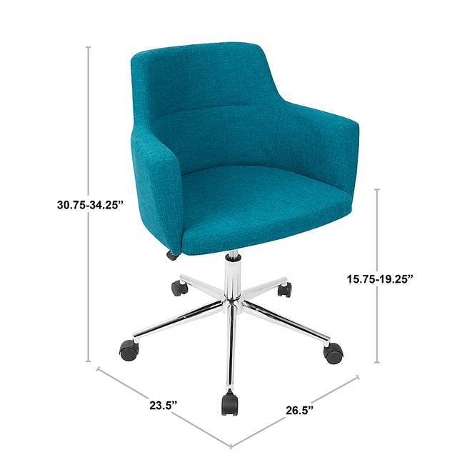 Aymard Green Office Chair - Thumbnail - Image 9
