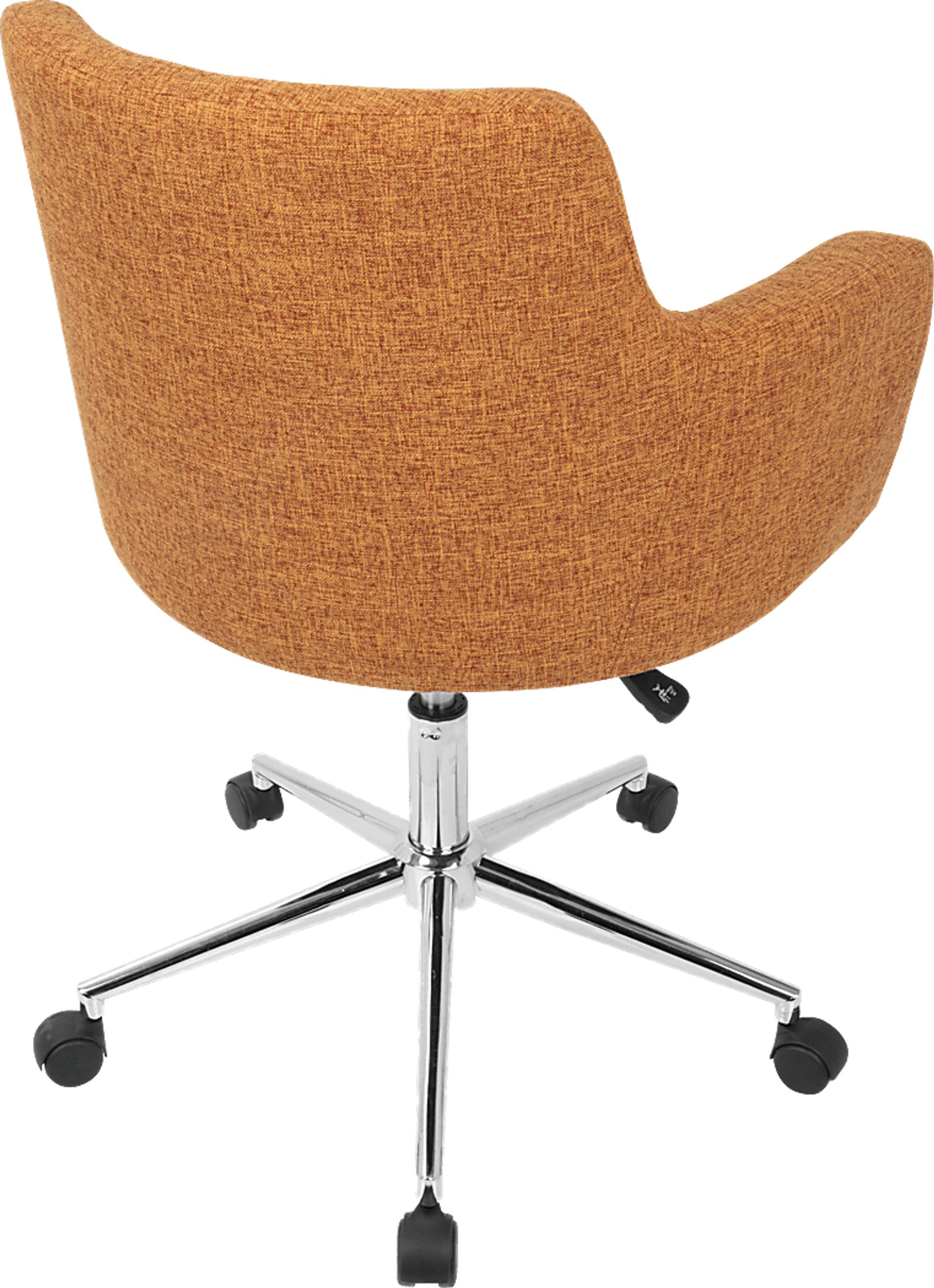 Aymard Orange Office Chair - Image 3