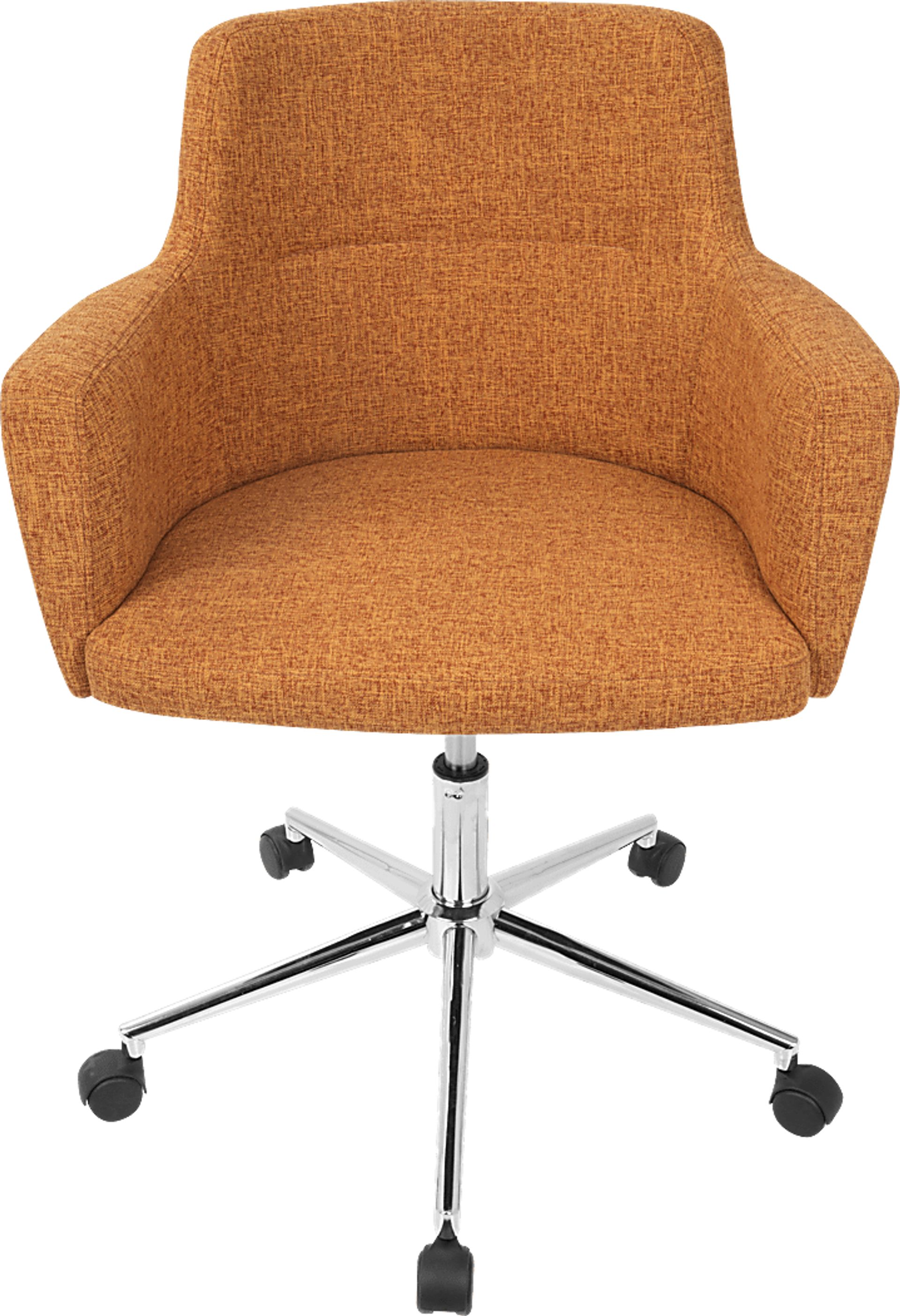 Aymard Orange Office Chair - Image 5