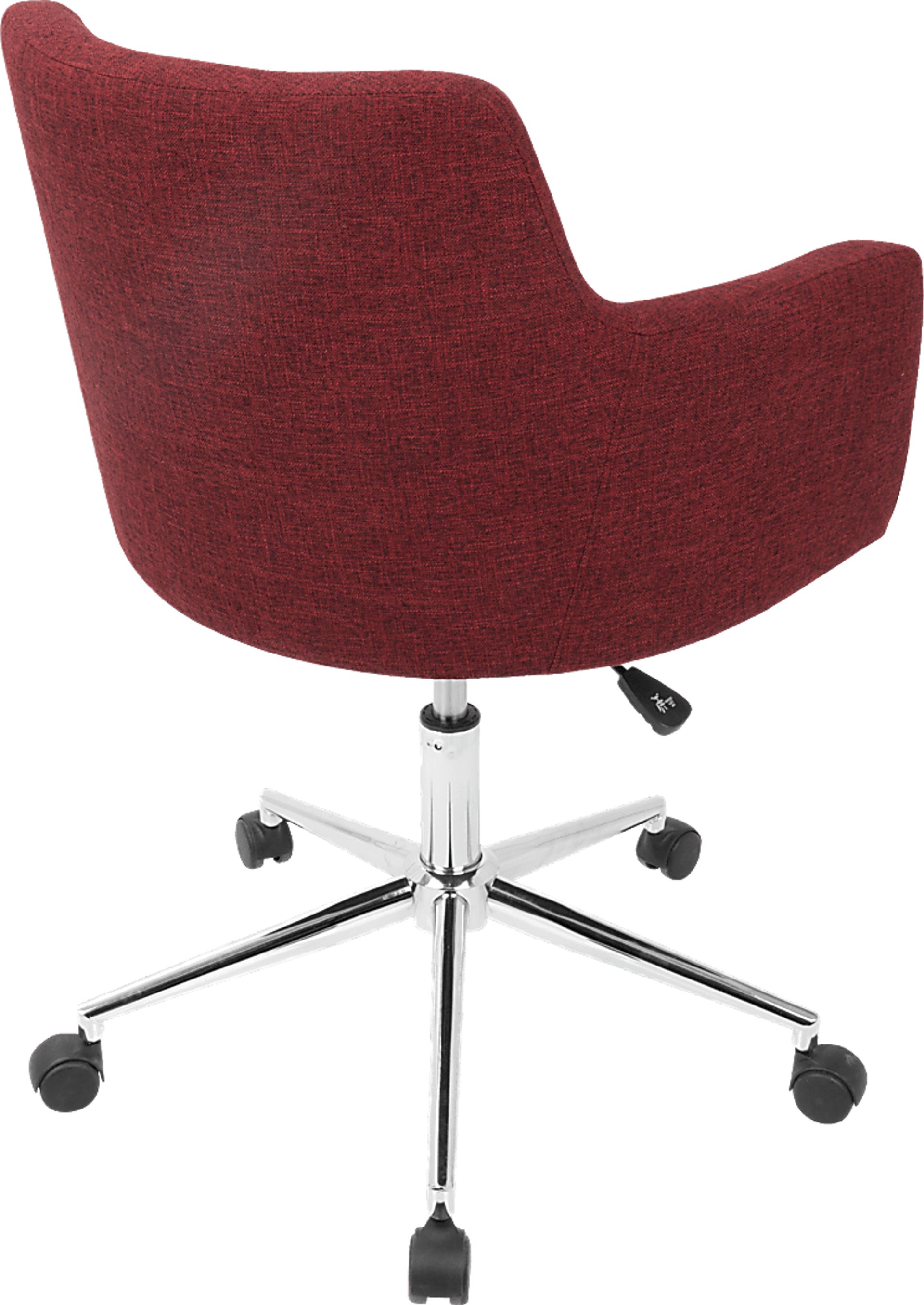 Aymard Red Office Chair - Image 3