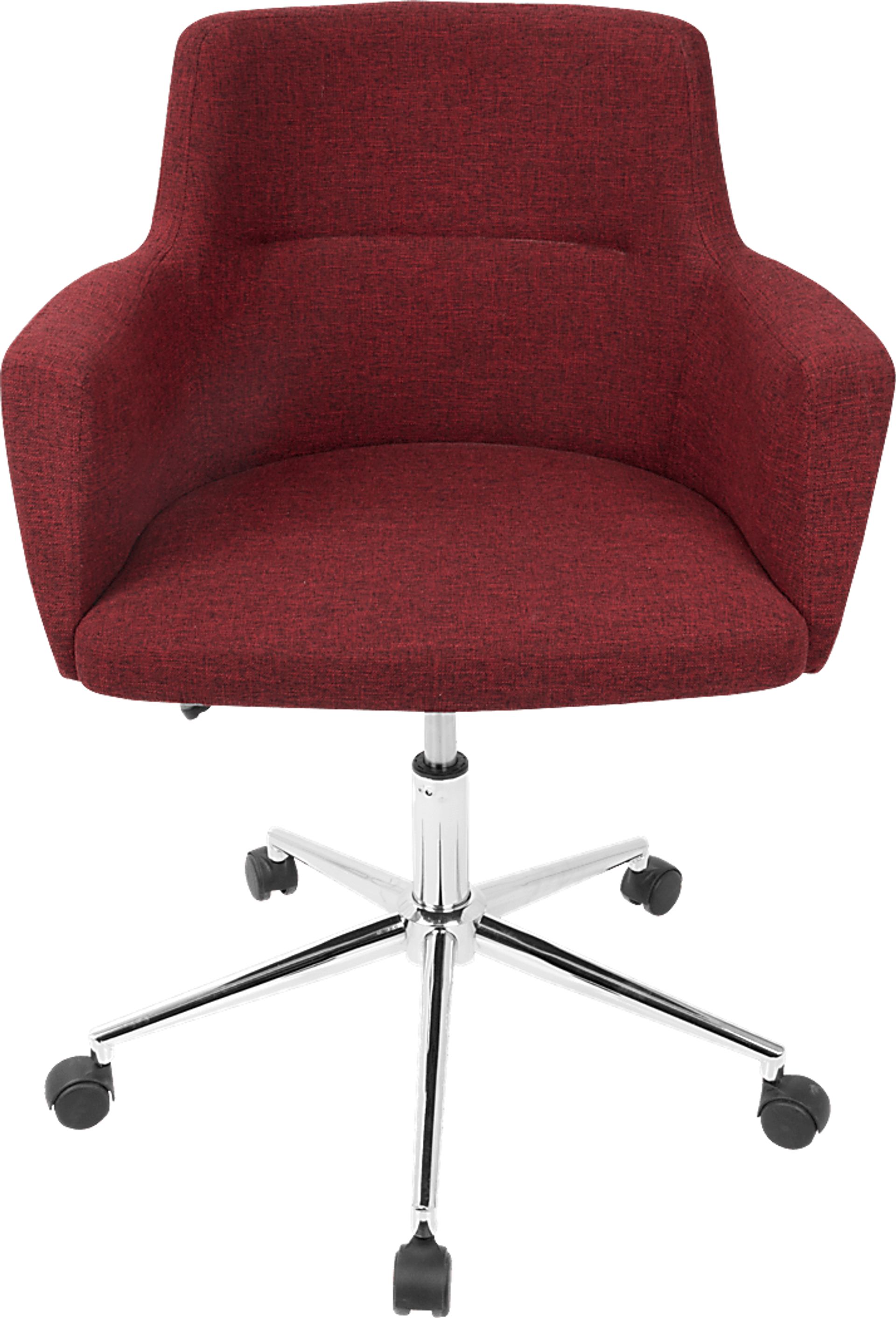 Aymard Red Office Chair - Image 5