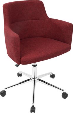 Aymard Red Office Chair