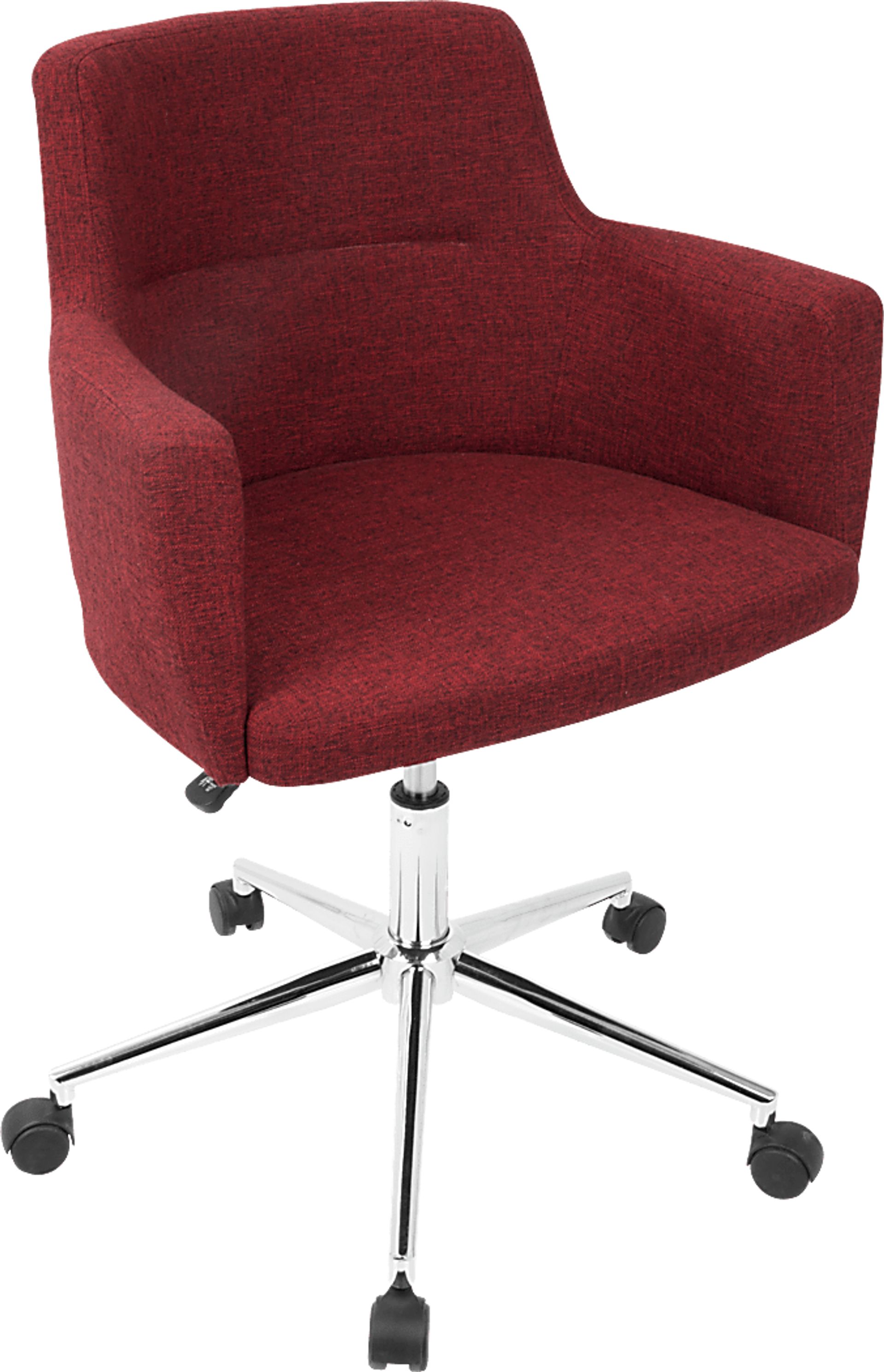 Aymard Red Office Chair - Image 1