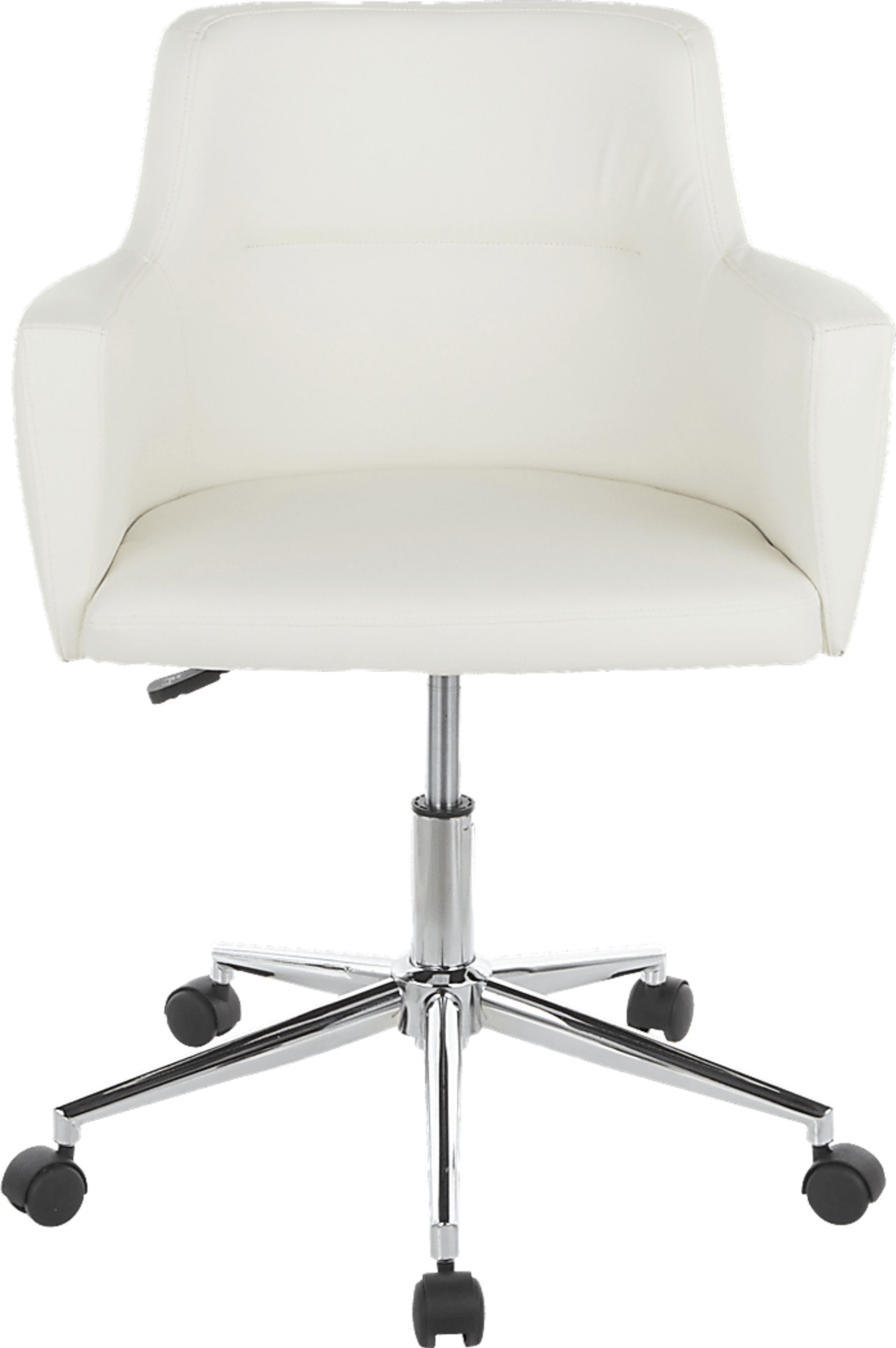 Aymard White Office Chair - Image 4