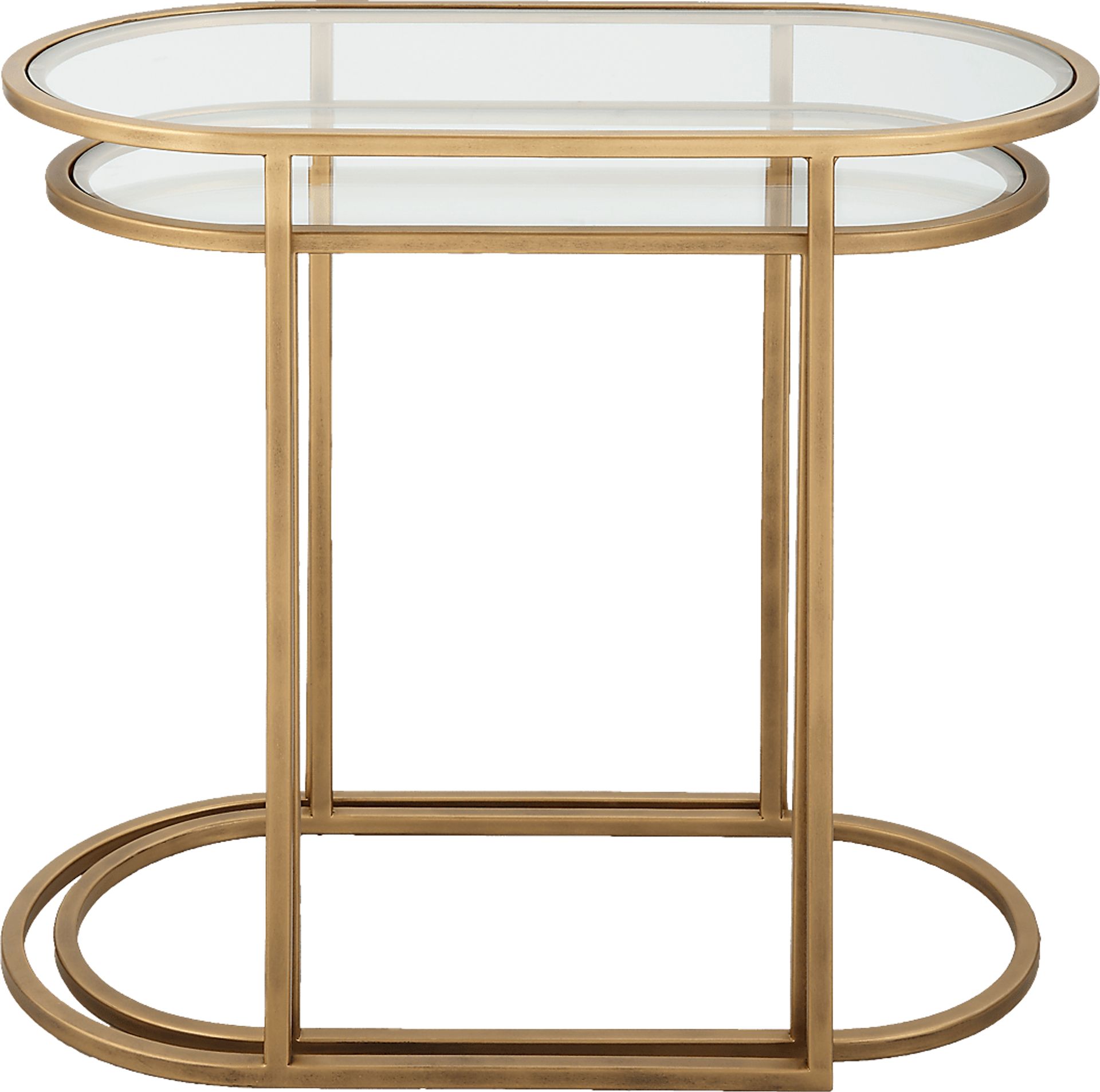Ayna Gold Nesting Table. Set of 2 - Image 4