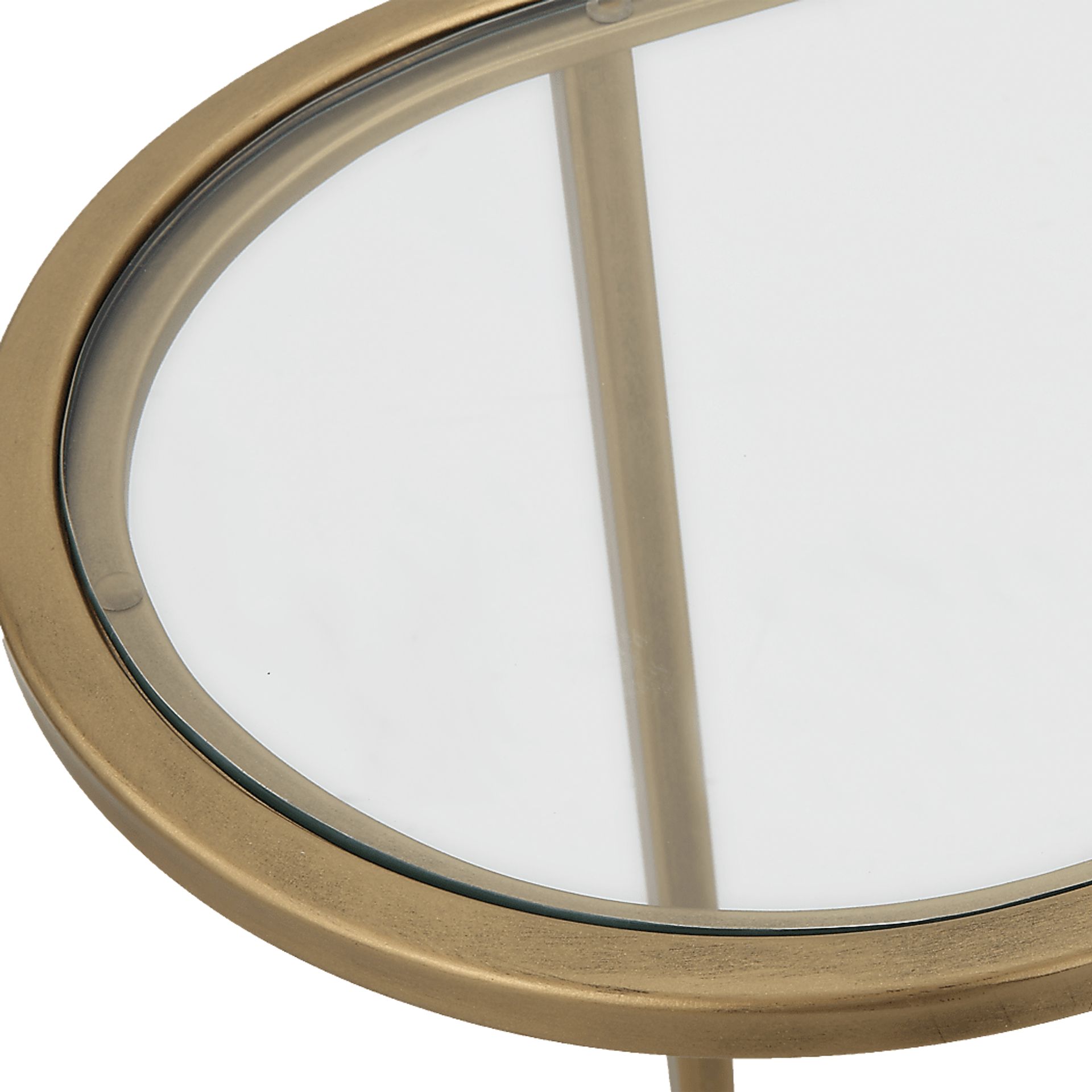 Ayna Gold Nesting Table. Set of 2 - Image 5