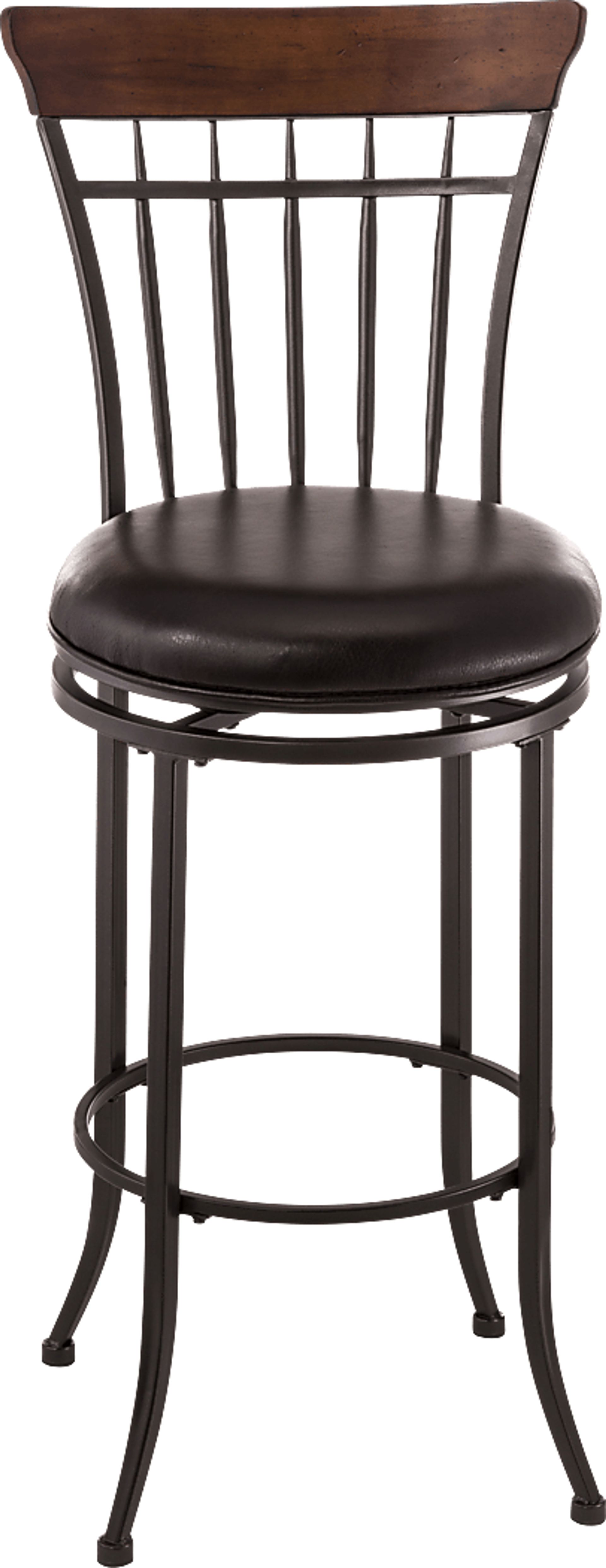 Ayon Gray Swivel Barstool - Image 1