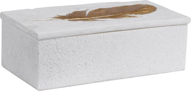 Azaan White Decorative Box - Thumbnail - Image 1