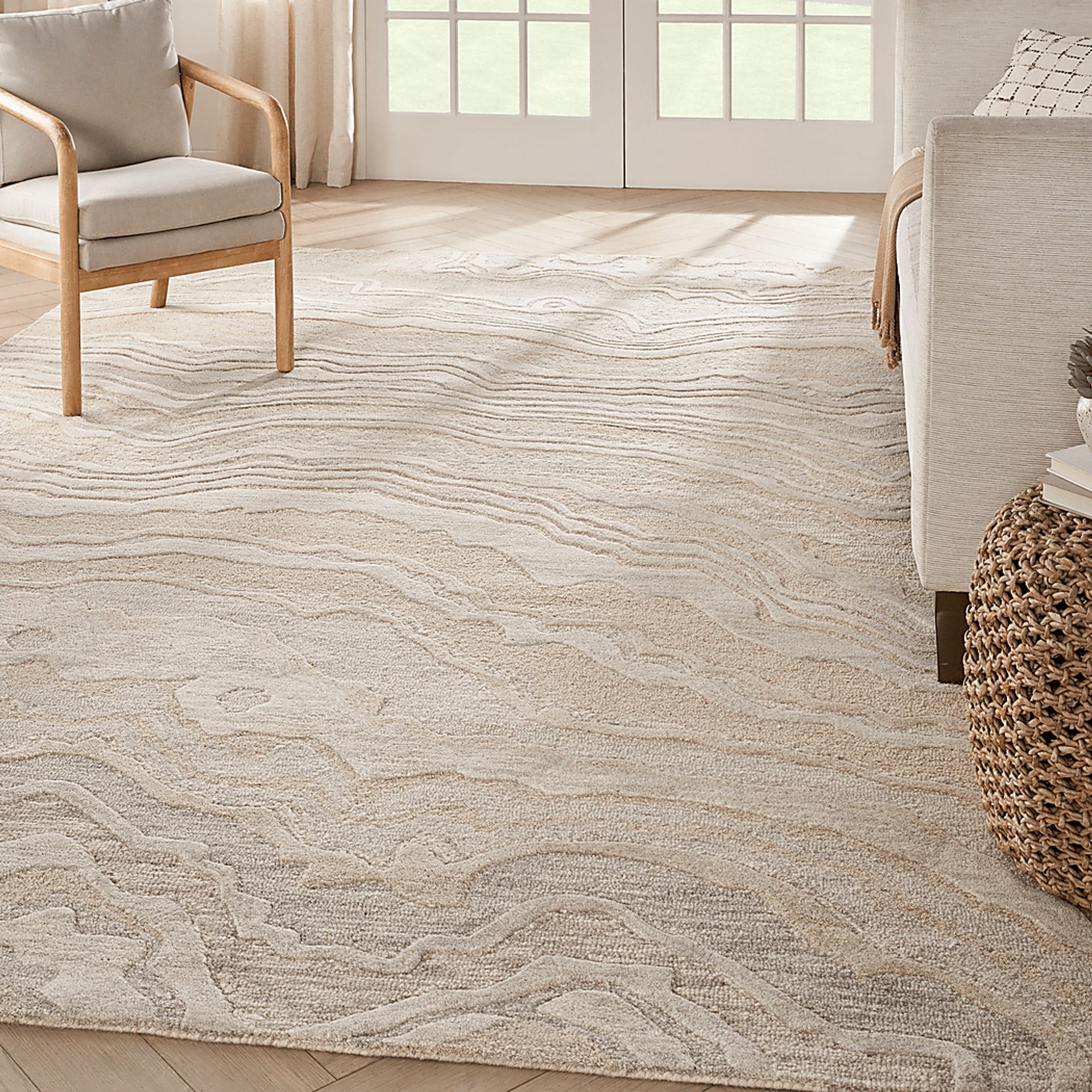 Azalea Beige 8'6 x 11'6 Rug - Image 2