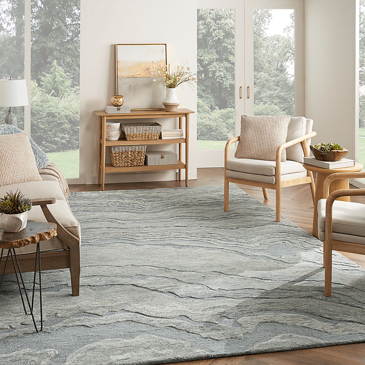Rug Boutique Azalea Blue | Rooms to Go