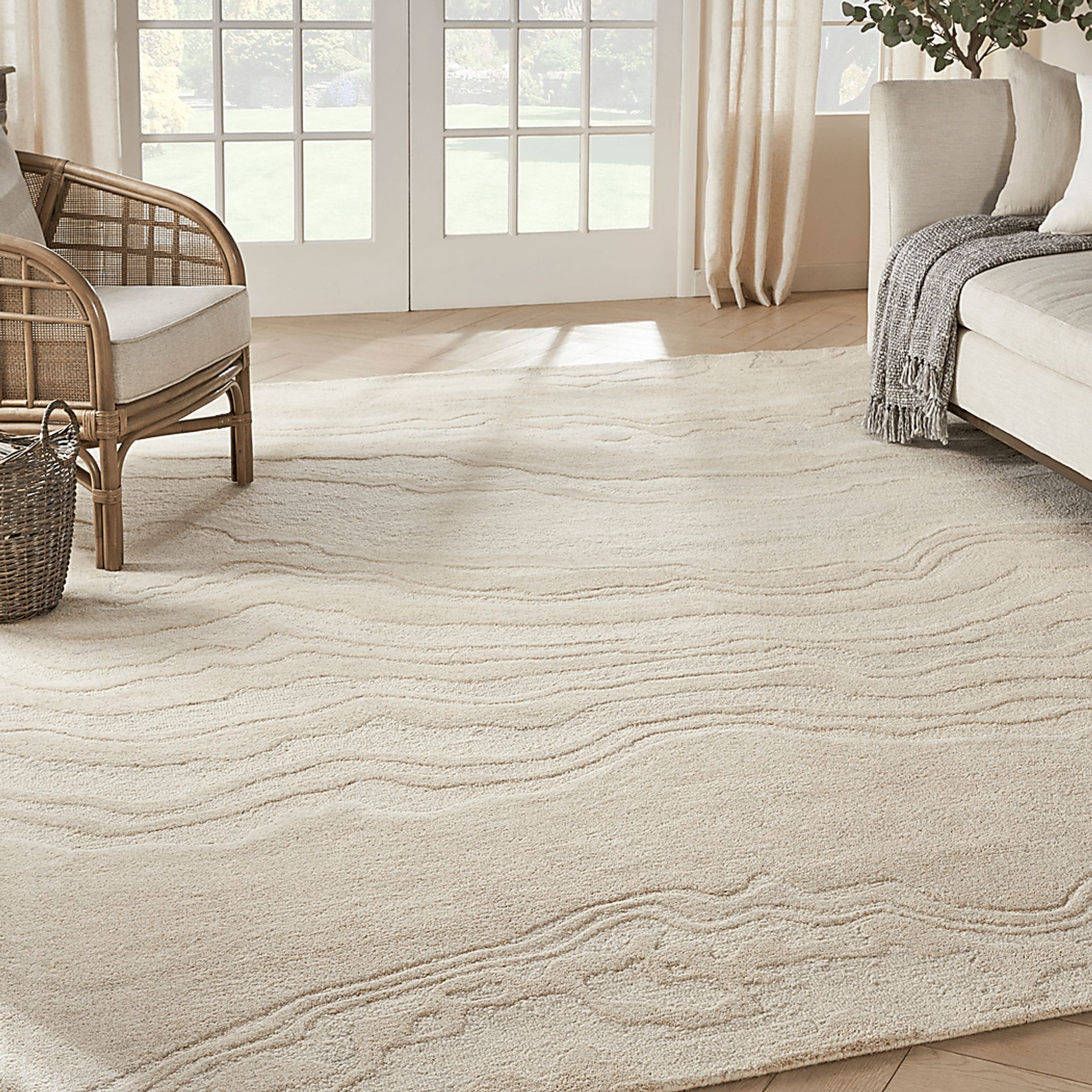 Azalea Ivory 7'9 x 9'9 Rug - Image 2