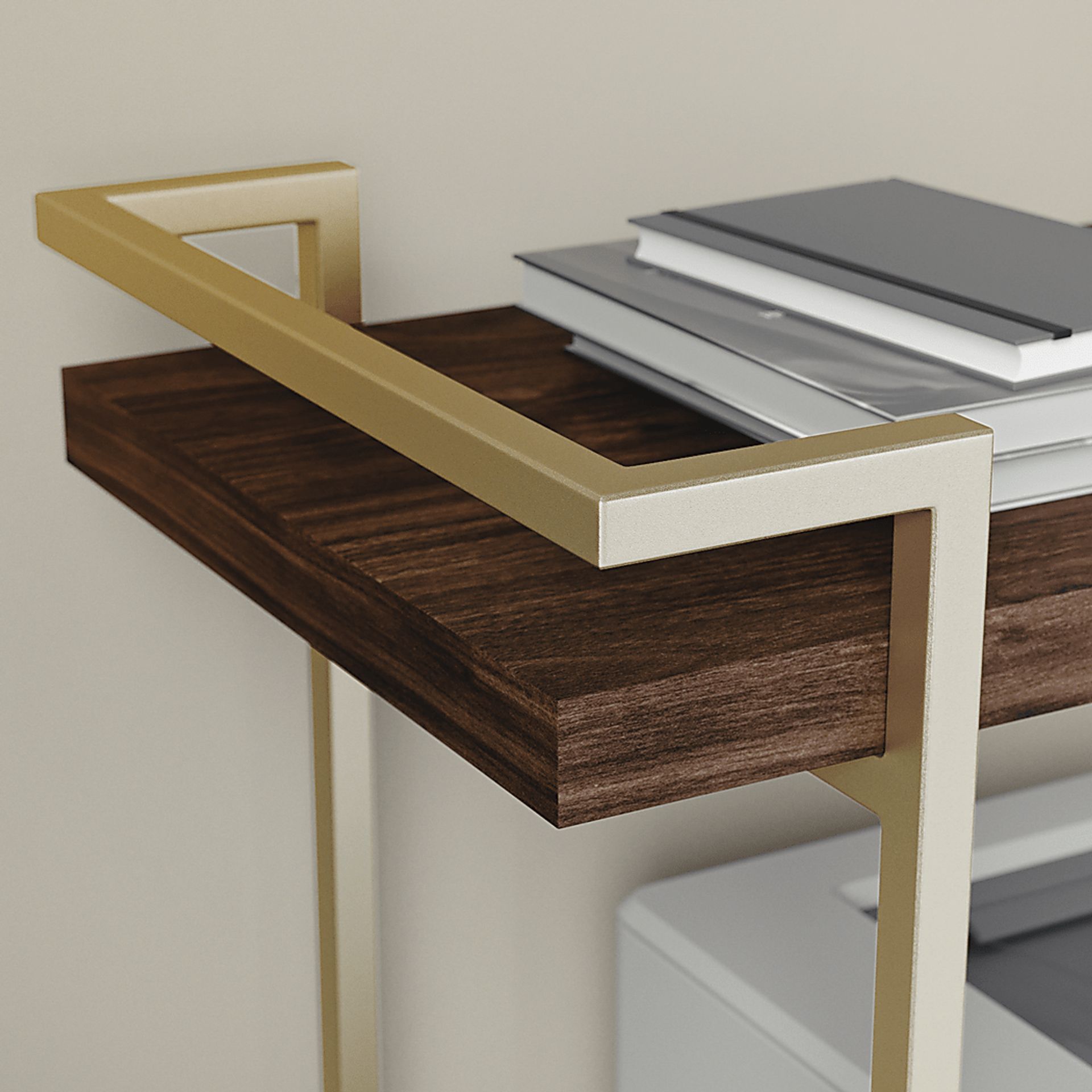 Azaline Brown Printer Cart - Image 5
