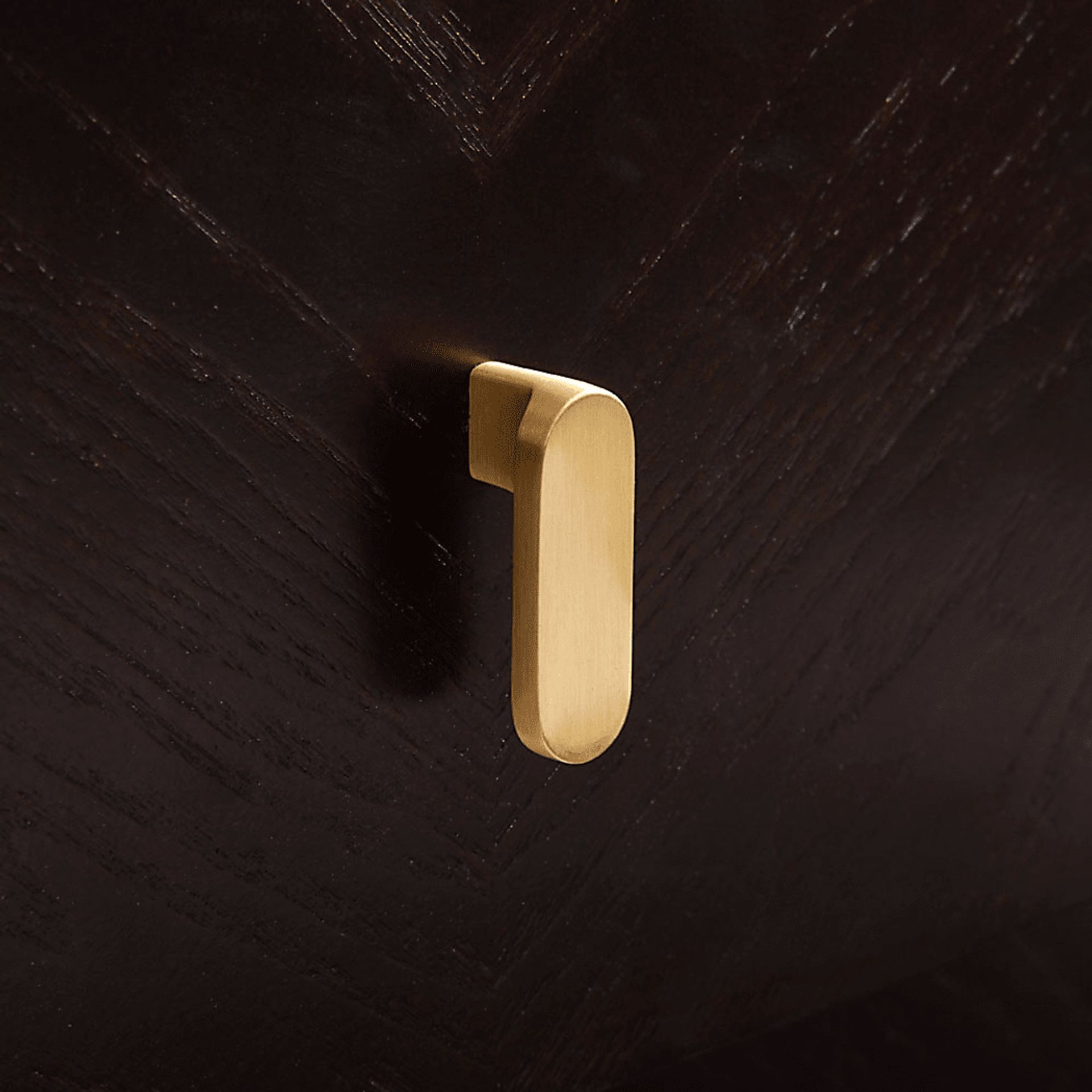 Azaloak Black and Gold Nightstand - Image 4