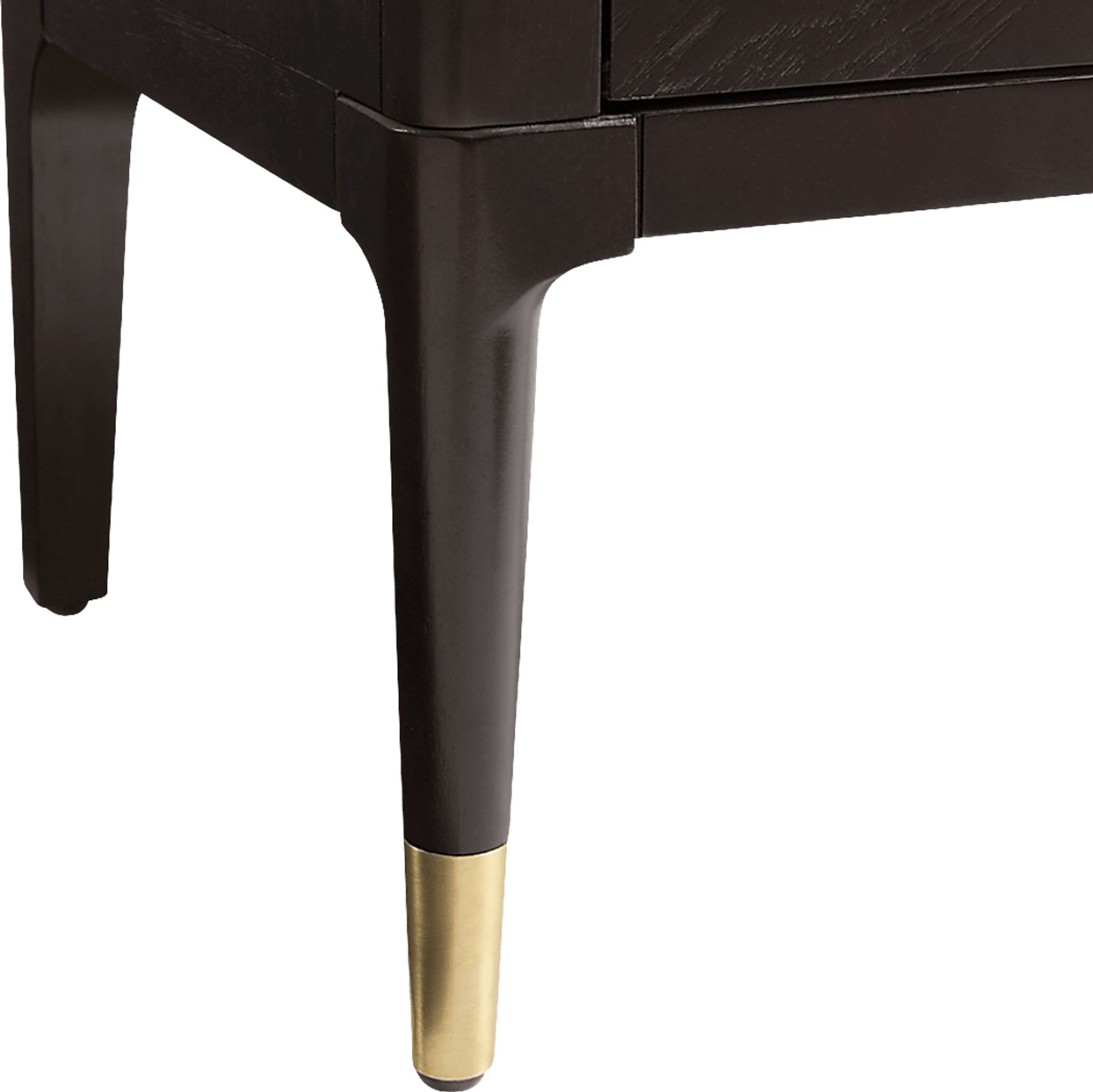Azaloak Black and Gold Nightstand - Image 5
