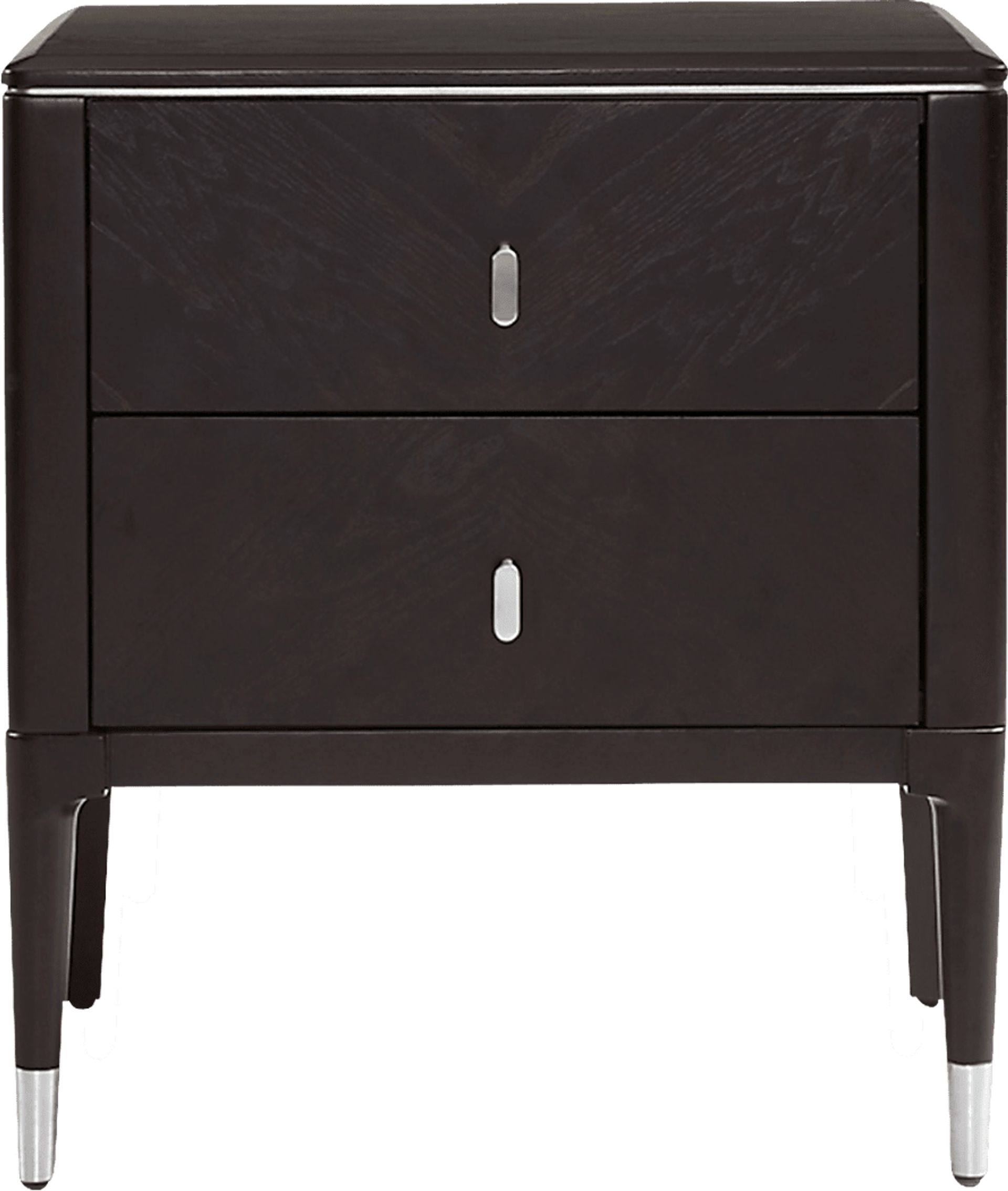 Azaloak Black and Silver Nightstand - Image 3