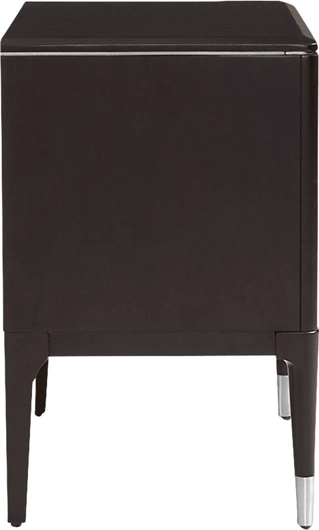 Azaloak Black and Silver Nightstand - Thumbnail - Image 4