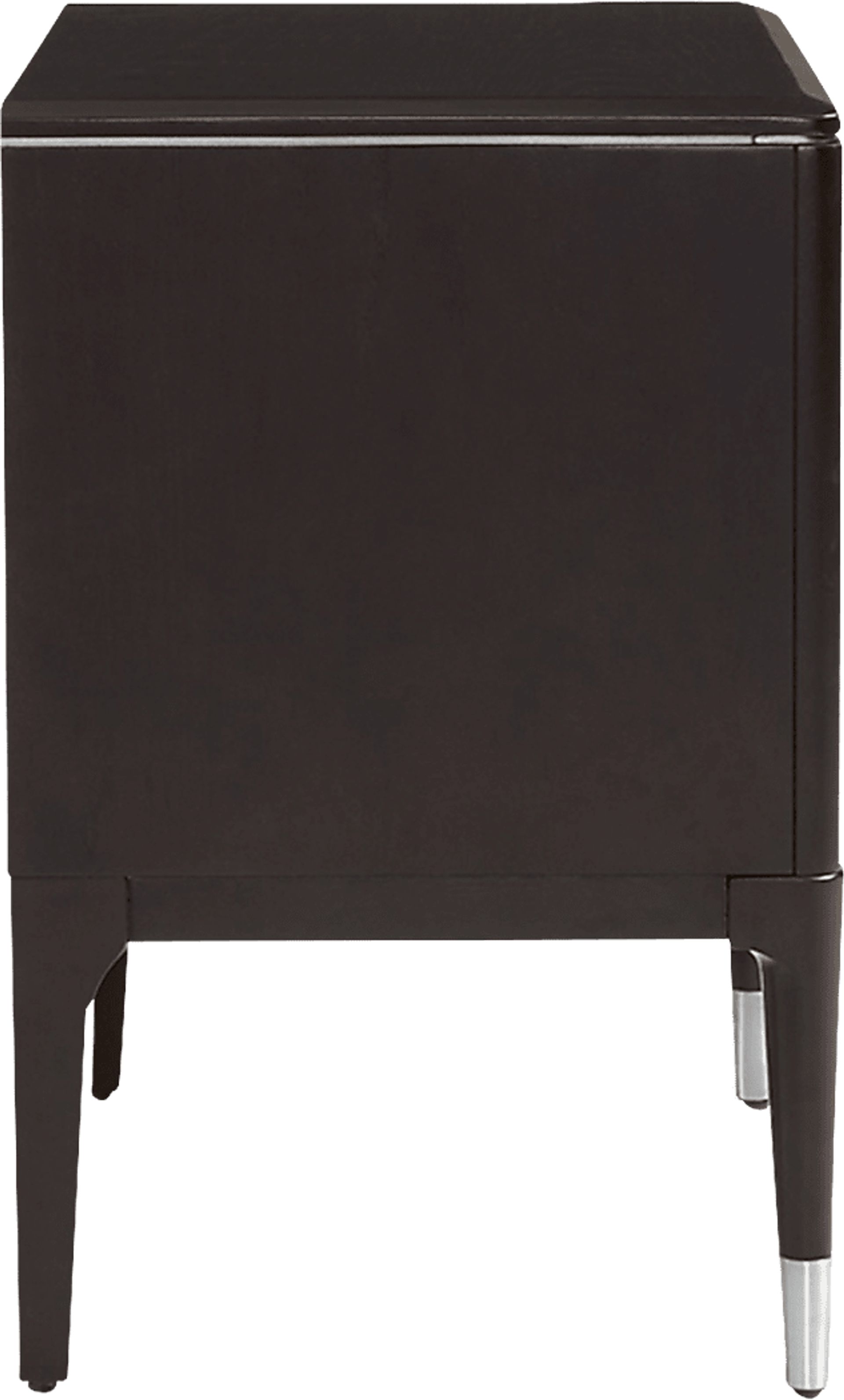 Azaloak Black and Silver Nightstand - Image 4