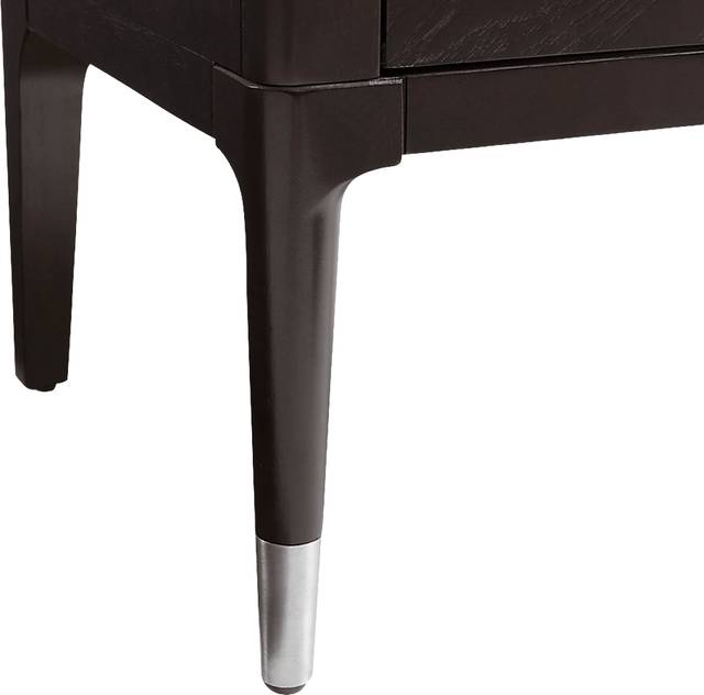 Azaloak Black and Silver Nightstand - Thumbnail - Image 6