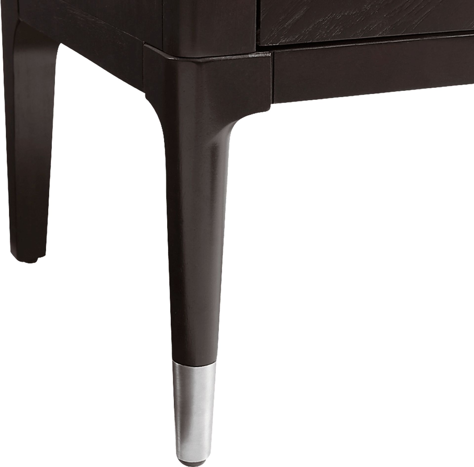 Azaloak Black and Silver Nightstand - Image 6