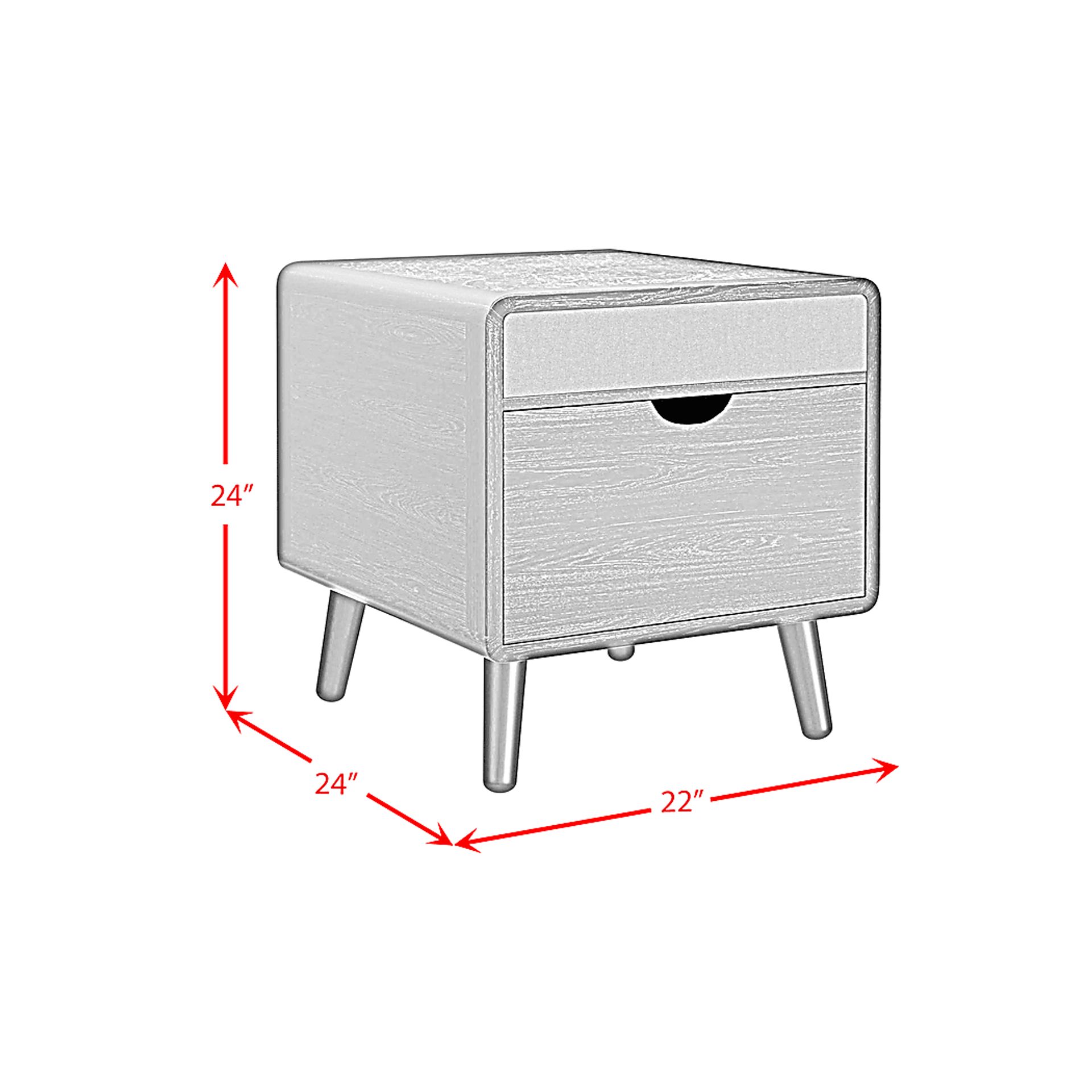 Azaria Black End Table - Image 4