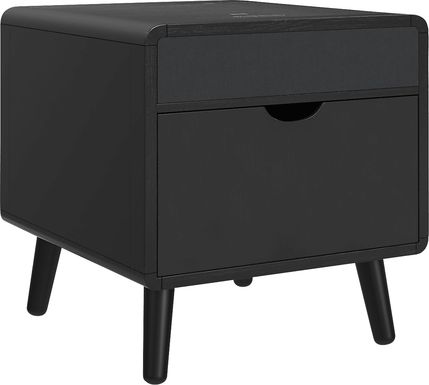 Azaria Black End Table