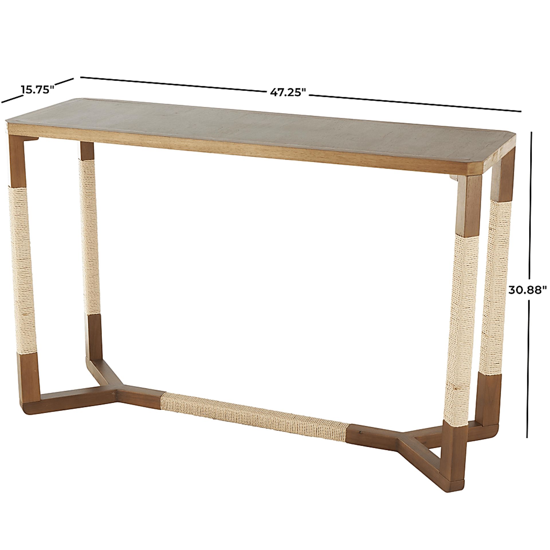 Azavi Brown Console Table - Image 7