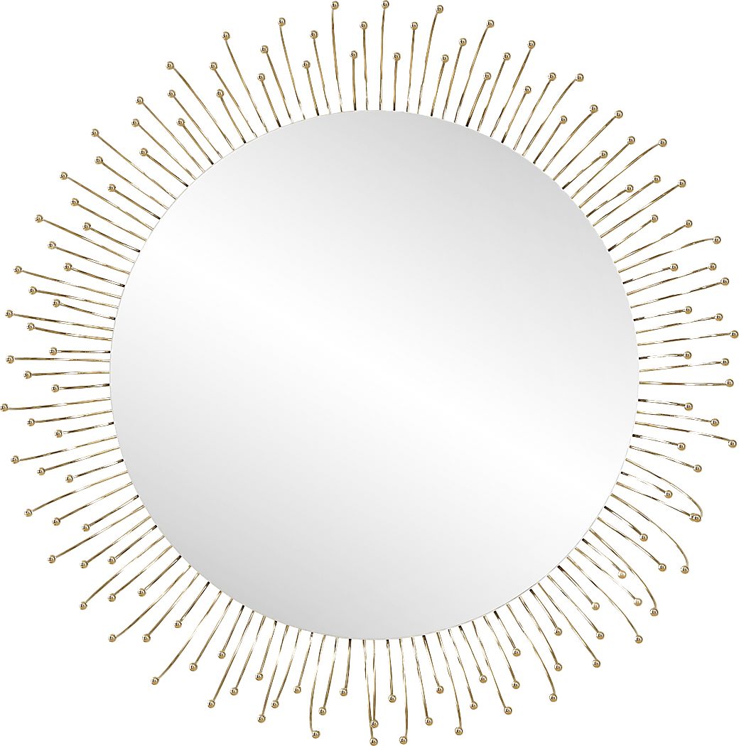 Azeips Gold Wall Mirror